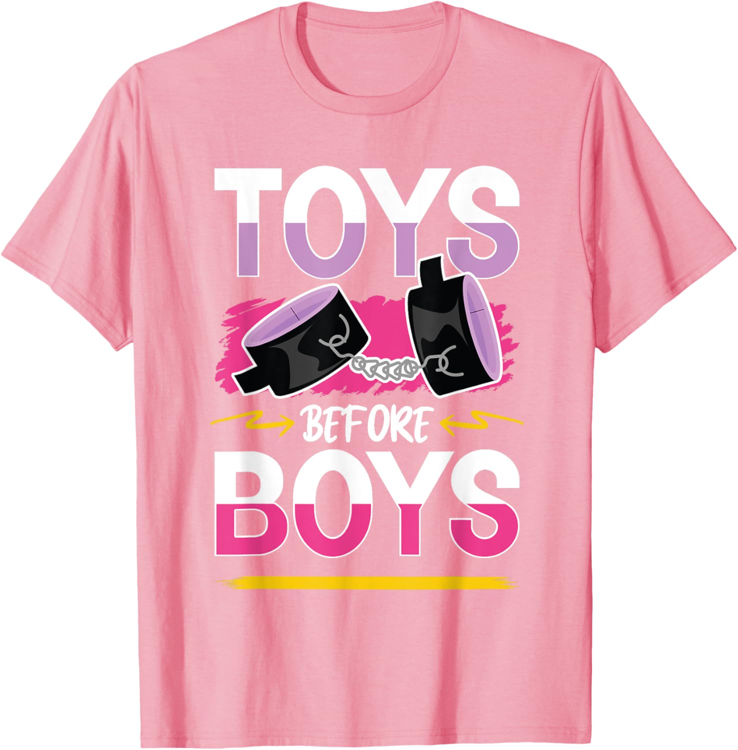Funny Toys Before Boys T-Shirt for Women - Humorous Adults Apparel - 18