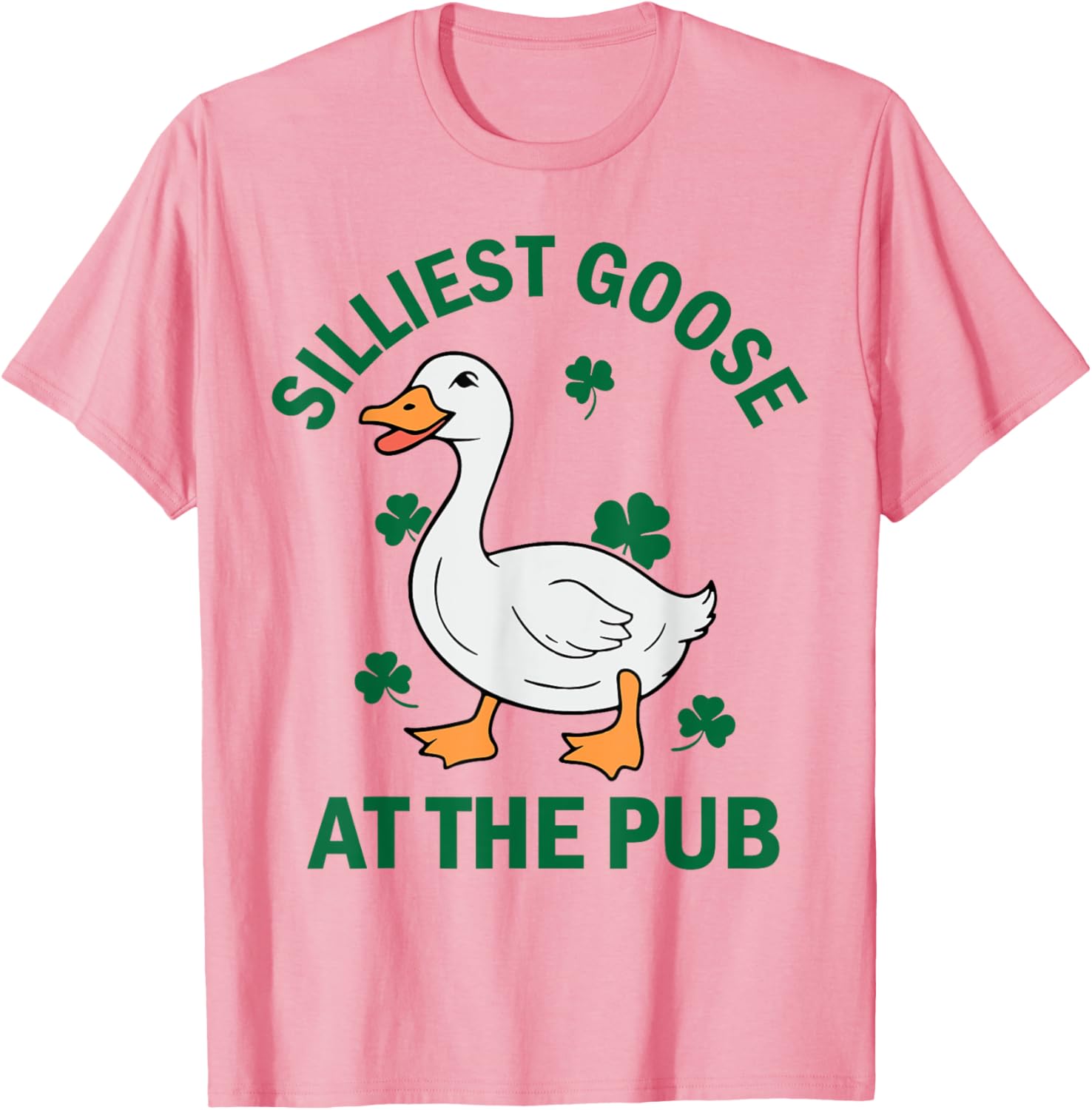 Groovy Silliest Goose St Patricks Day T-Shirt for Men and Women - 4