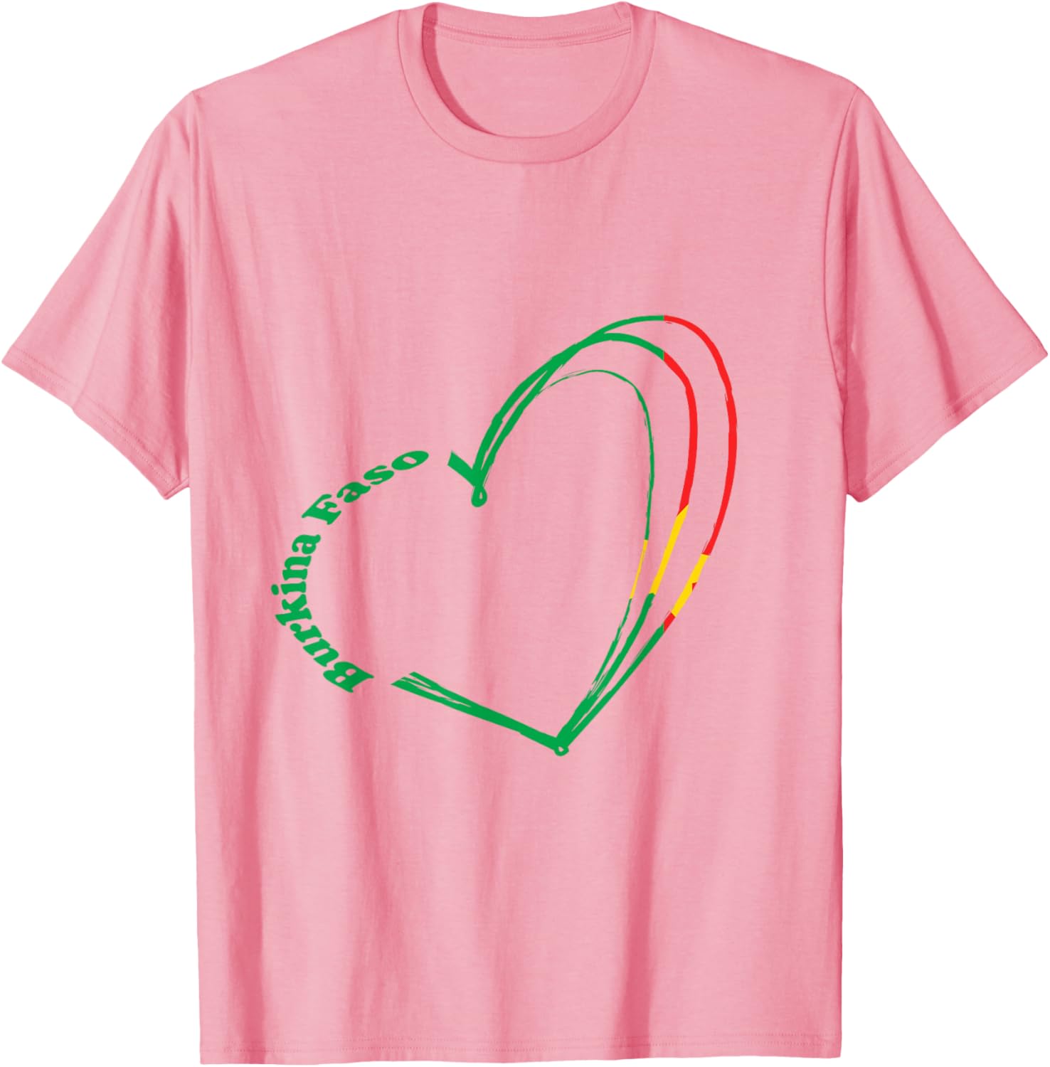 Burkina Faso Flag T-Shirt for Pride and Love of Burkina Faso - 26