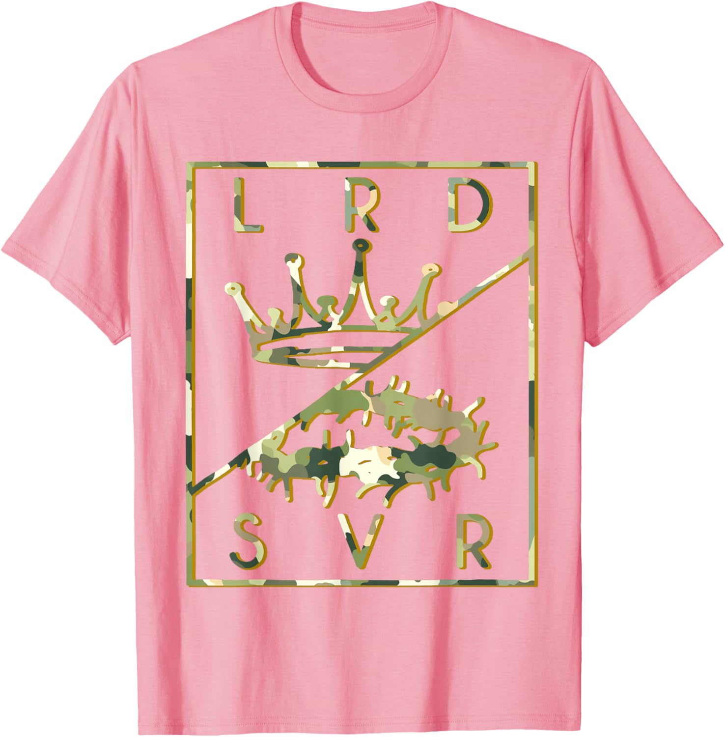 Camo Jesus Crown T-Shirt - Christian King Lord & Savior Apparel - 7