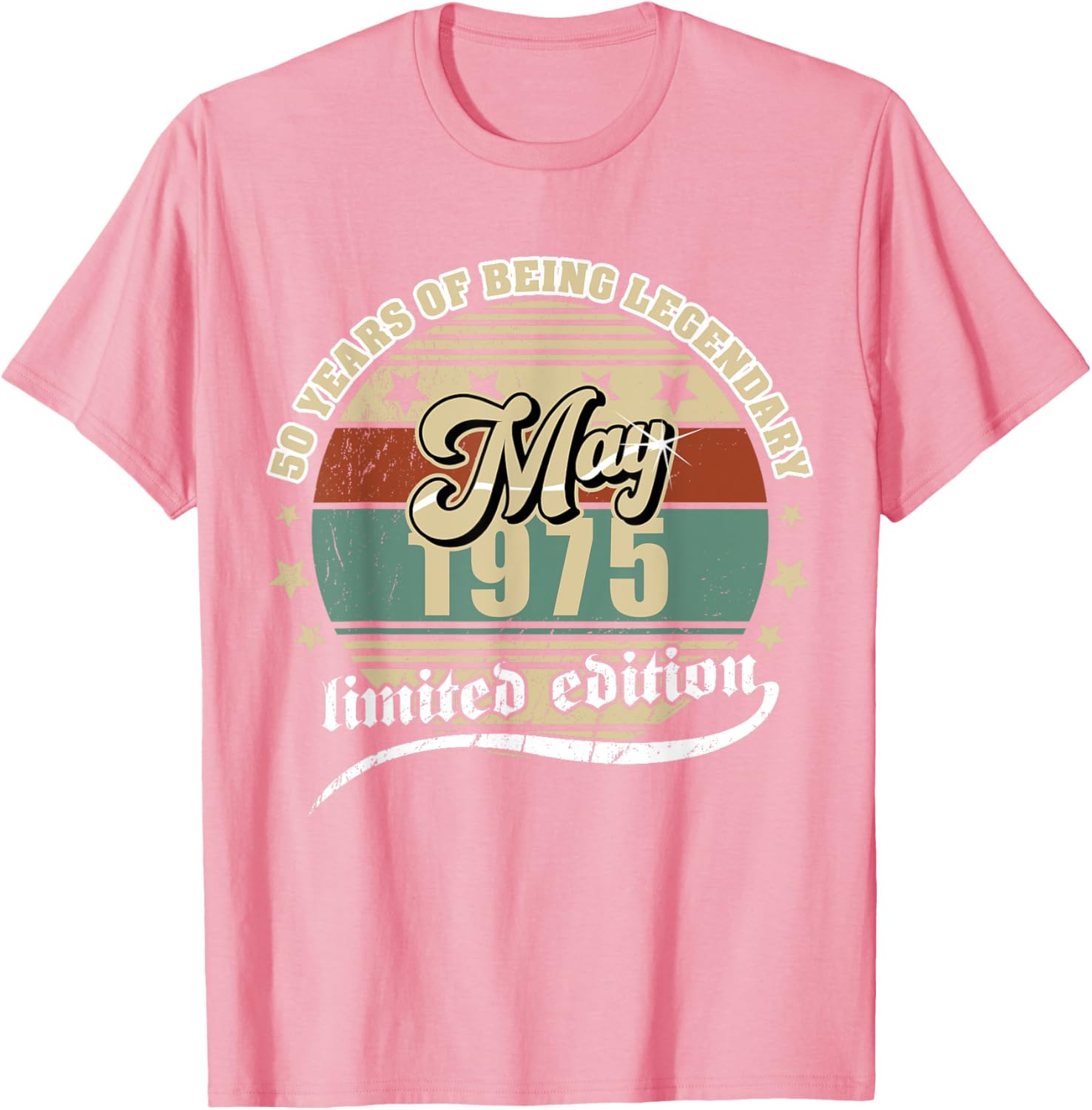Vintage 50th Birthday May 1975 T-Shirt for Legendary Celebration - 20