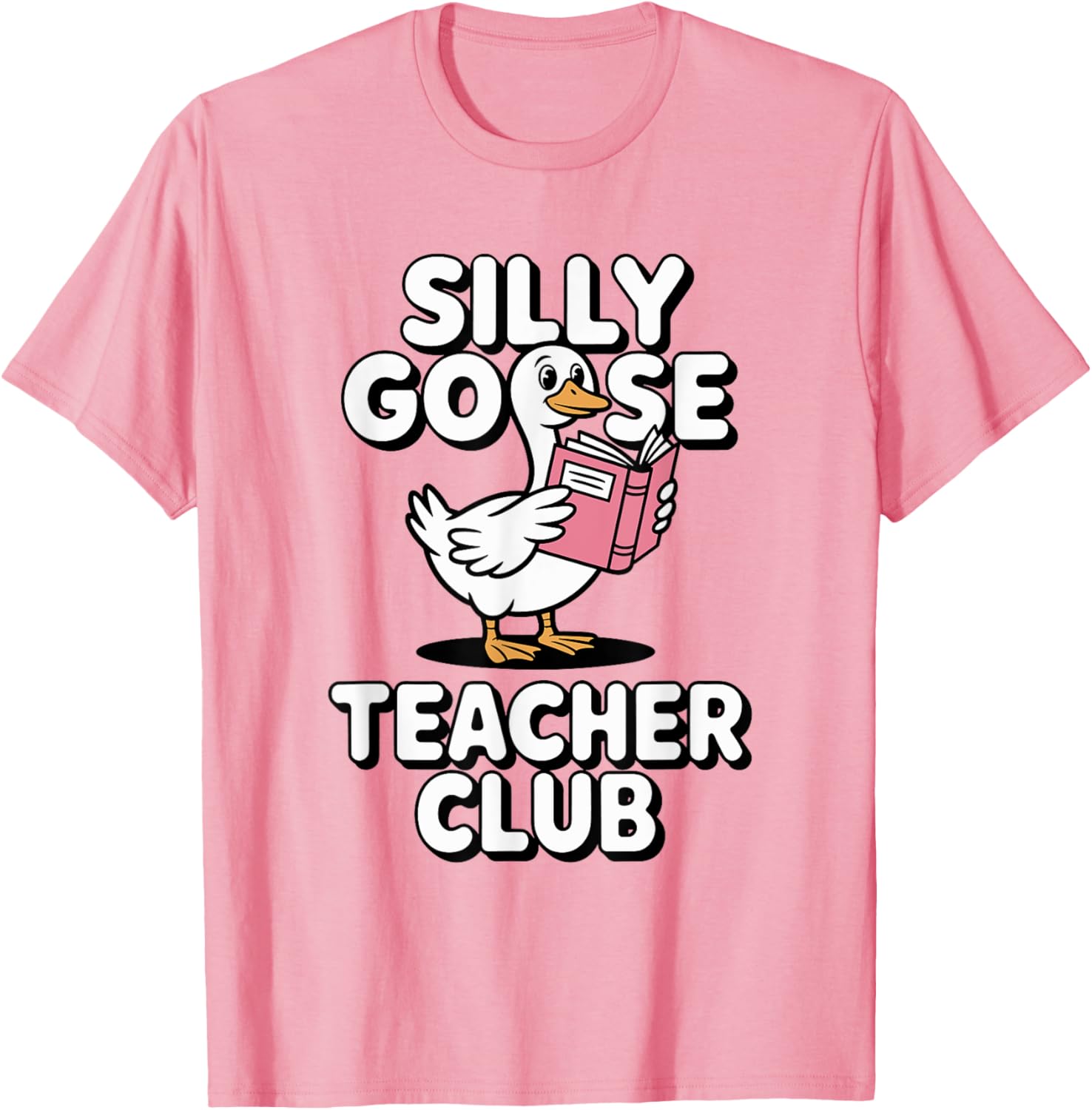 Silly Goose Teacher Club Fun Back to School Humor T-Shirt for Educators - 4