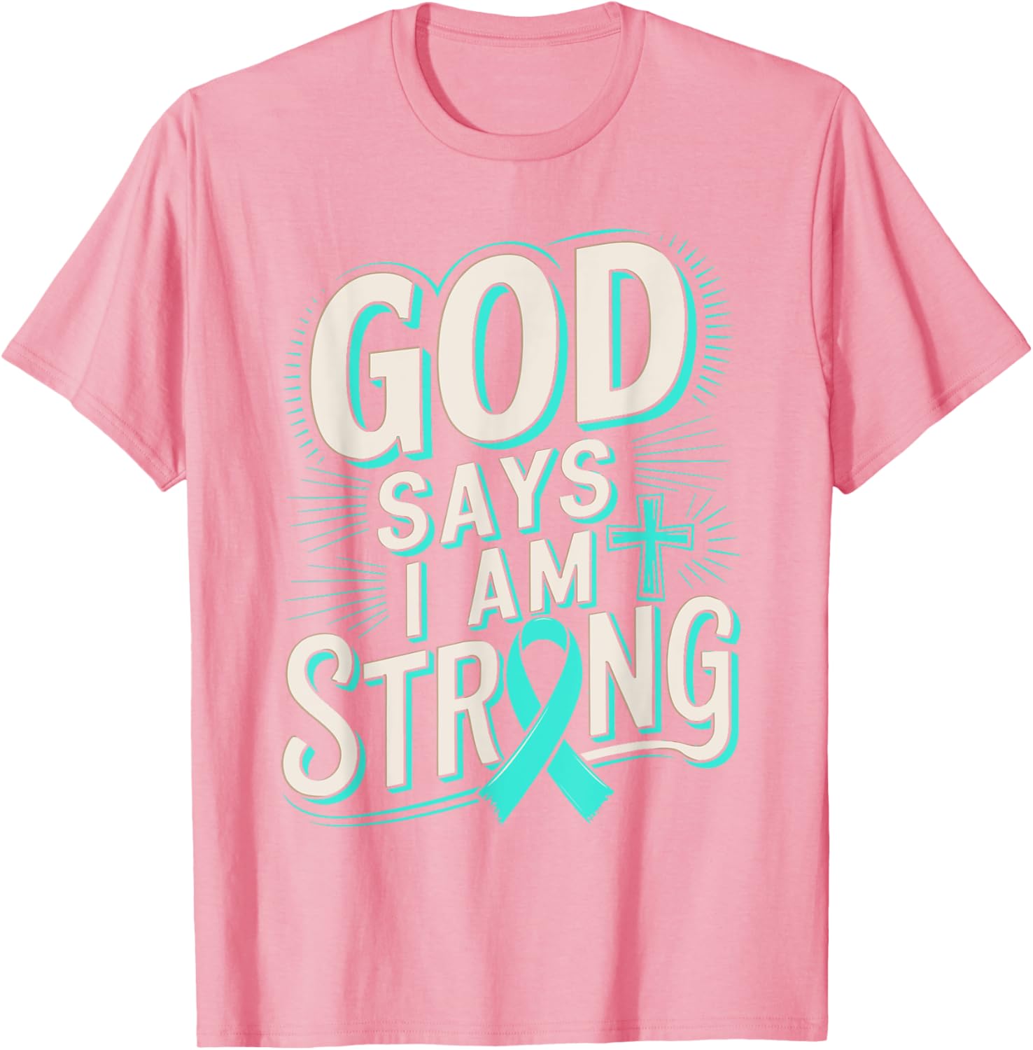 God Says I'm Strong Survivor Dysautonomia Awareness T-Shirt for Supporters - 24