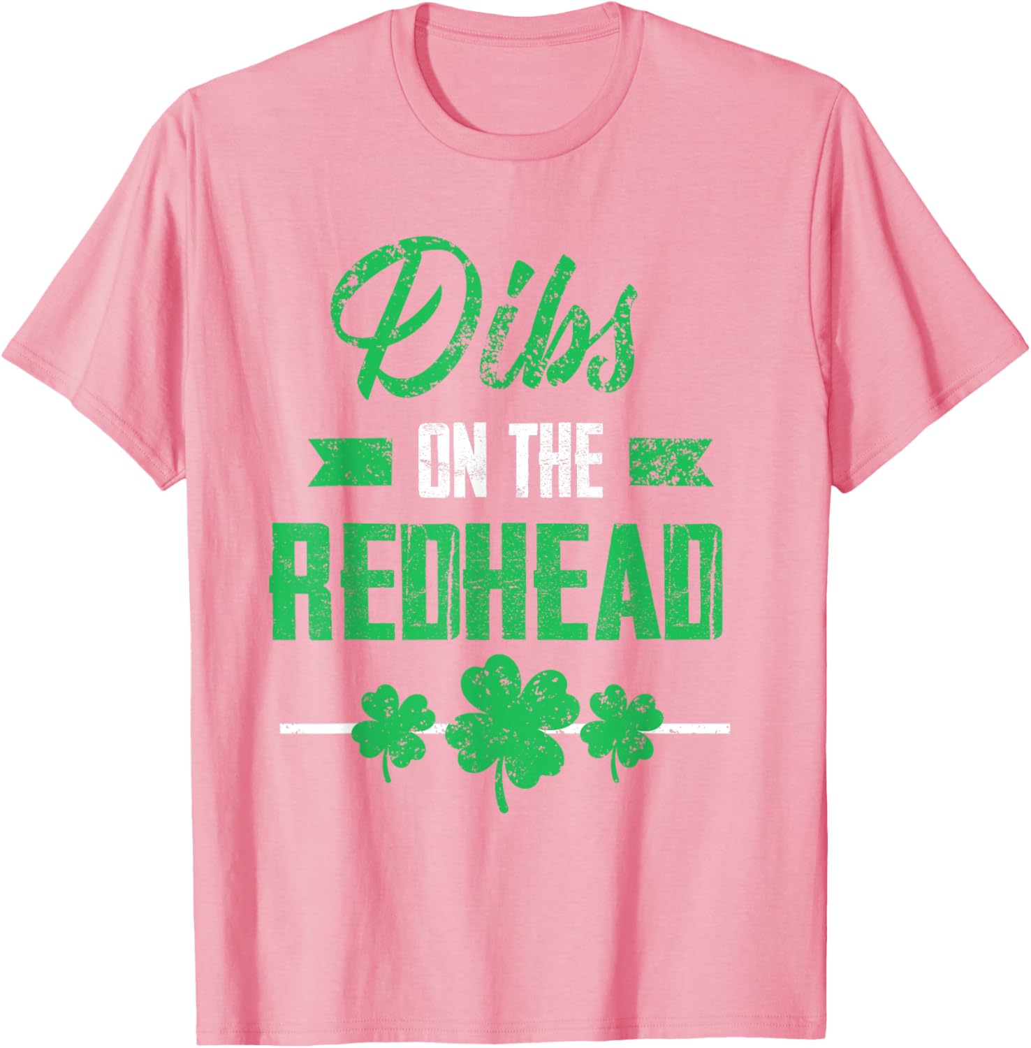 Dibs on the Redhead Shamrock Funny St Patricks Day T-Shirt for Laughs - 6