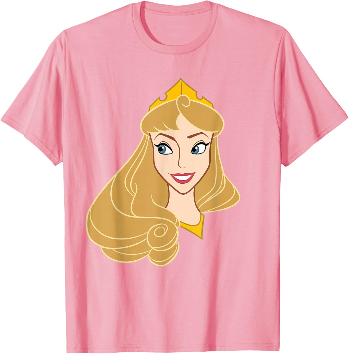 Disney Sleeping Beauty Aurora Big Face T-Shirt for Disney Fans - 1