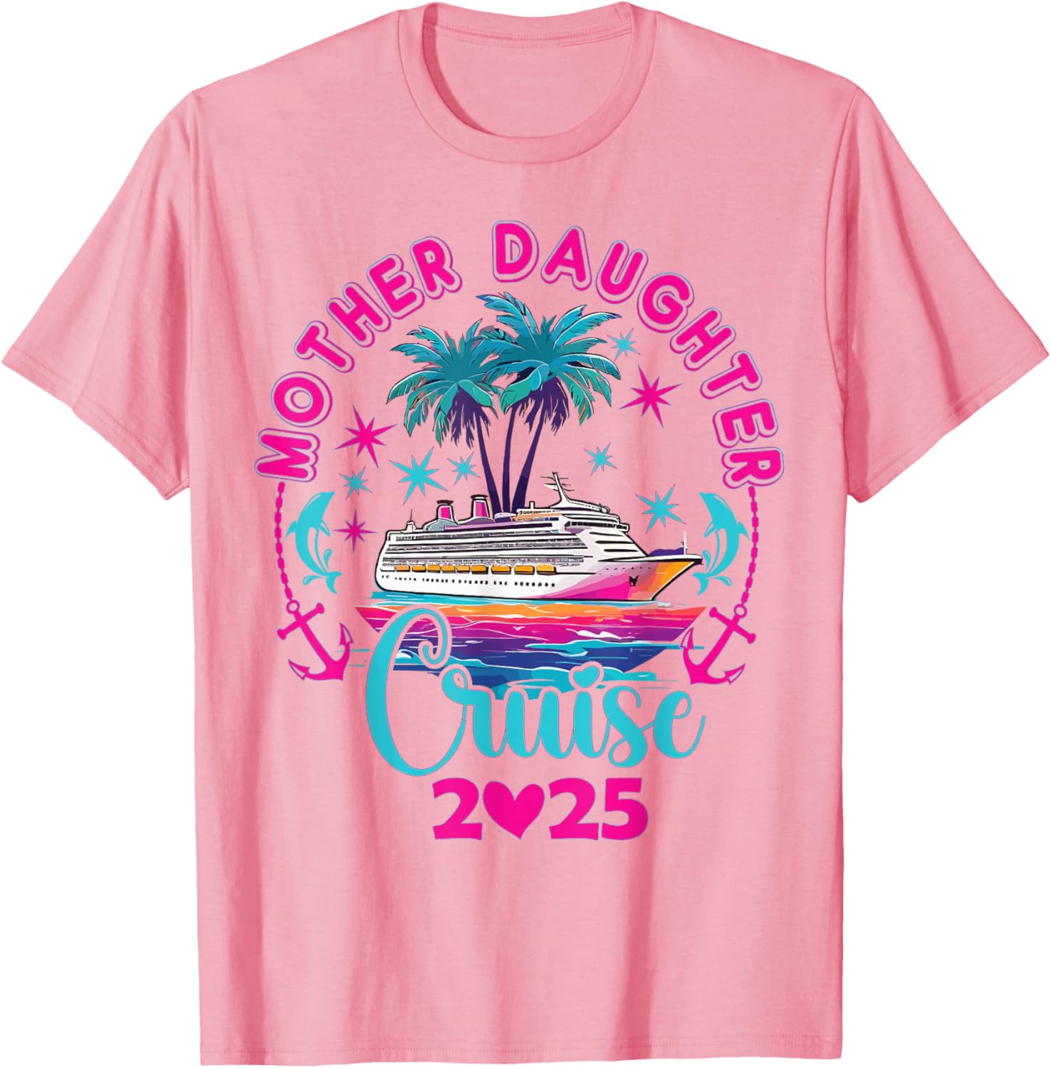 Mother Daughter Cruise Matching T-Shirt 2025 Family Style Adventure - 3