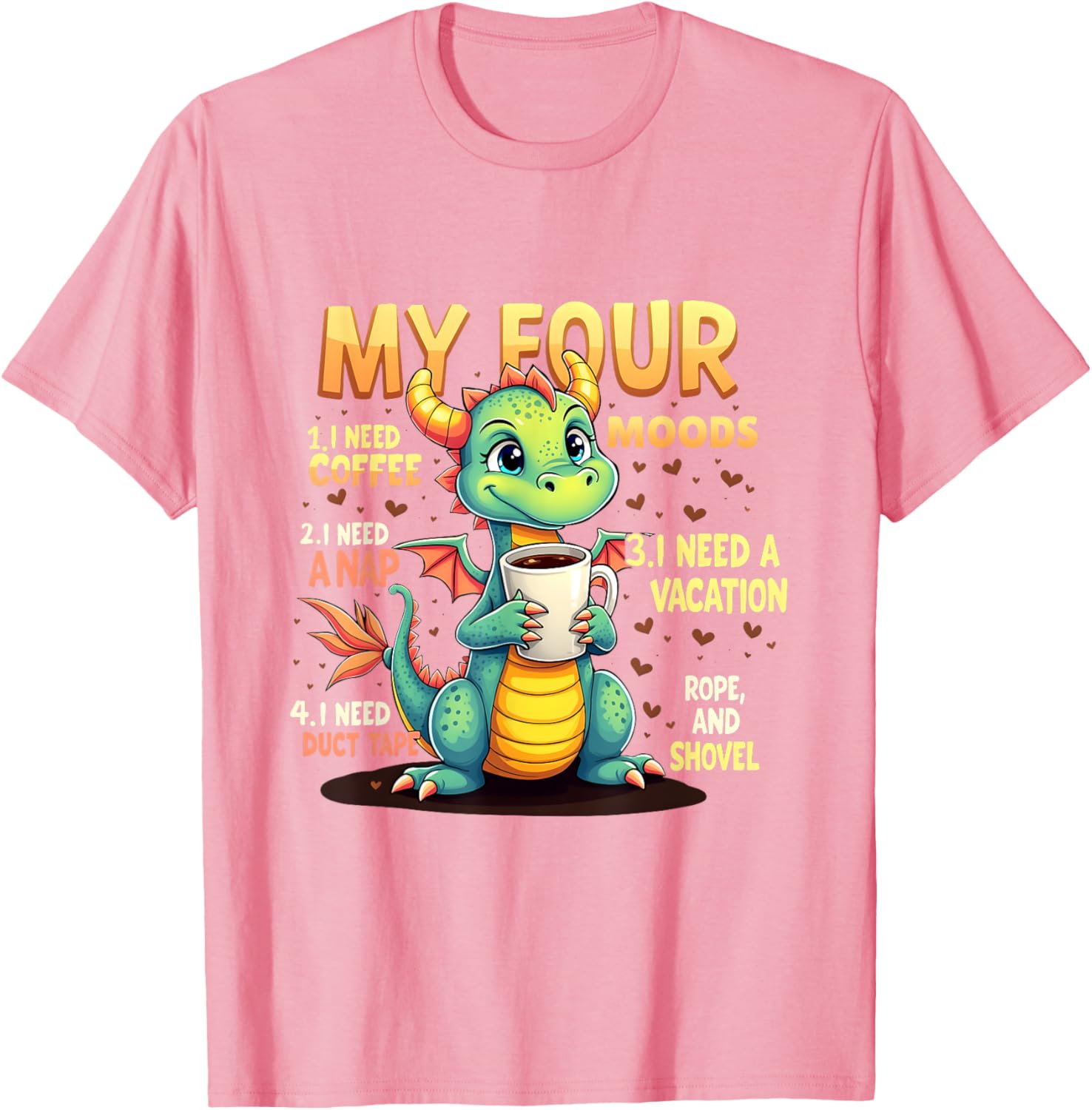 I Need A Nap Dragon Coffee Lover T-Shirt for Coffee Enthusiasts - 13