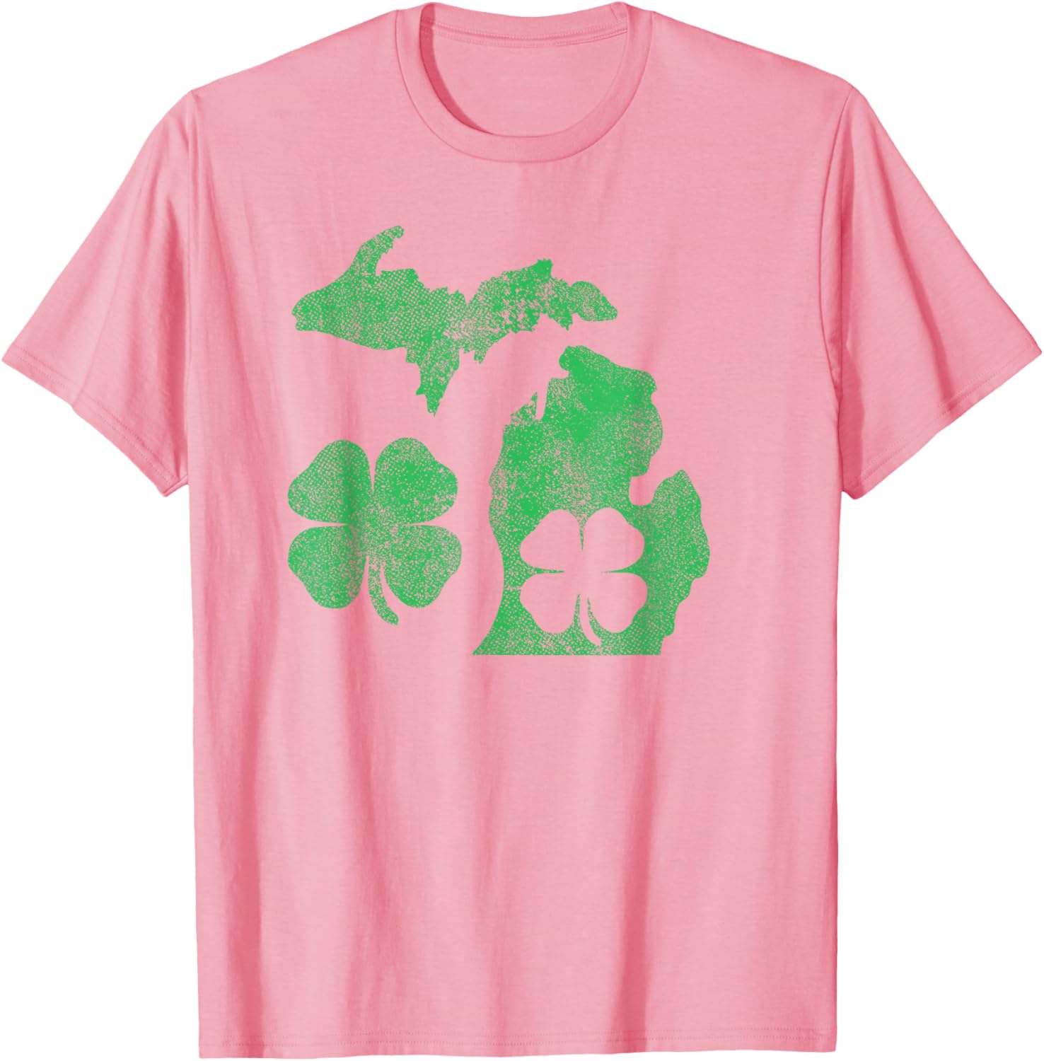 Michigan Shamrock St Patricks Day T-Shirt for Celebrating Irish Pride - 9