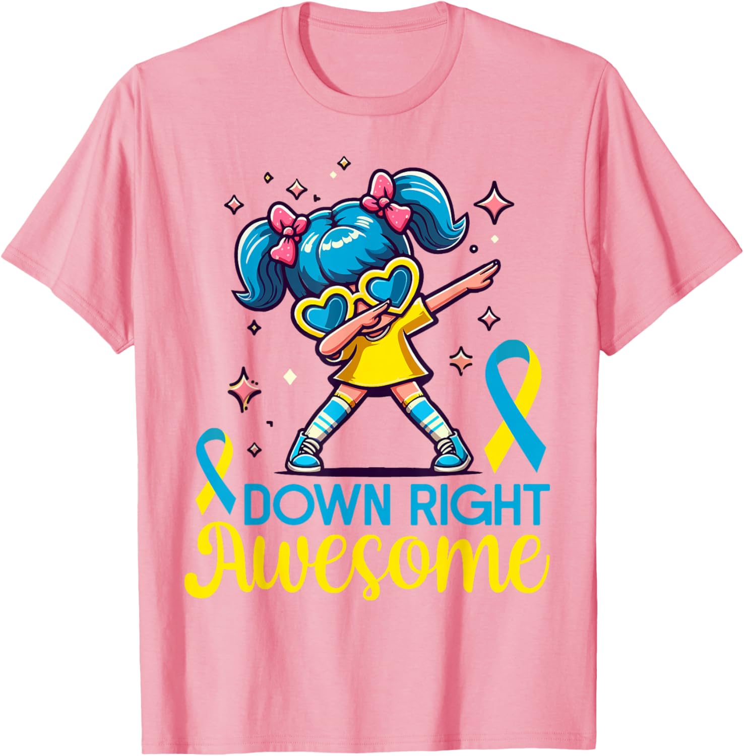 Down Syndrome Awareness Day Awesome Girls Women's T-Shirt for Support - 16