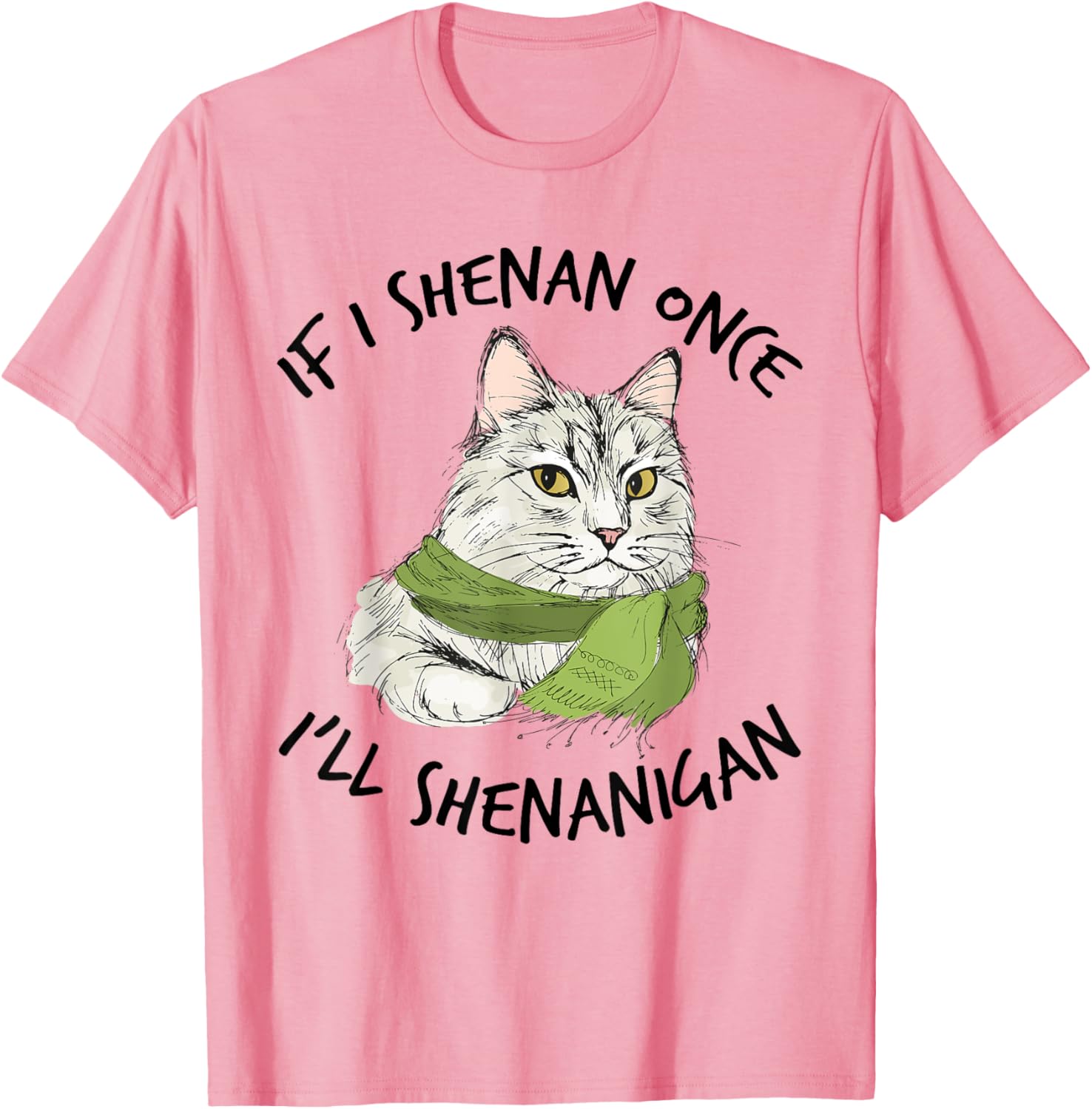 Funny Shenanigan Cat T-Shirt Perfect for Cat Lovers and Laughs - 12
