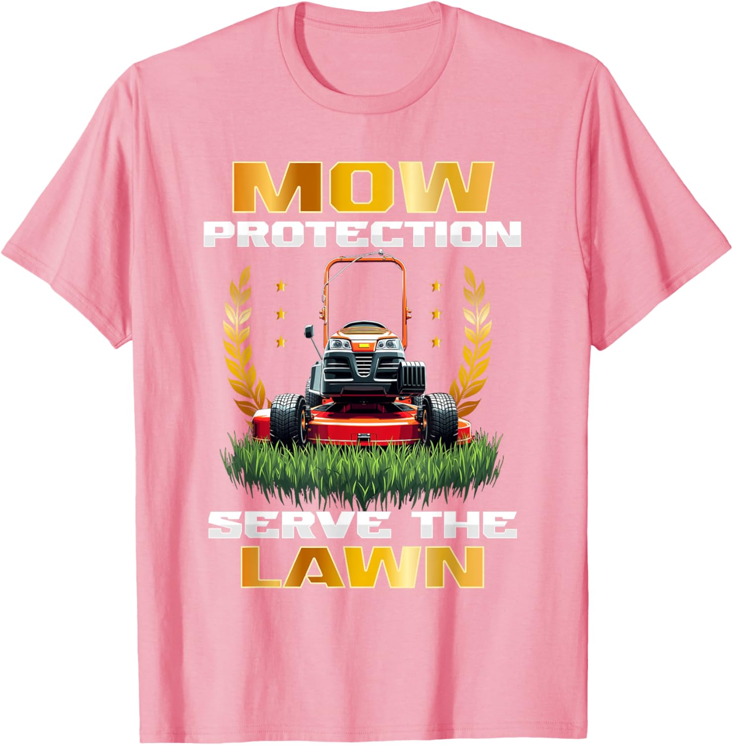 Lawn Mowing Mower Protection T-Shirt for Lawn Care Enthusiasts - 17