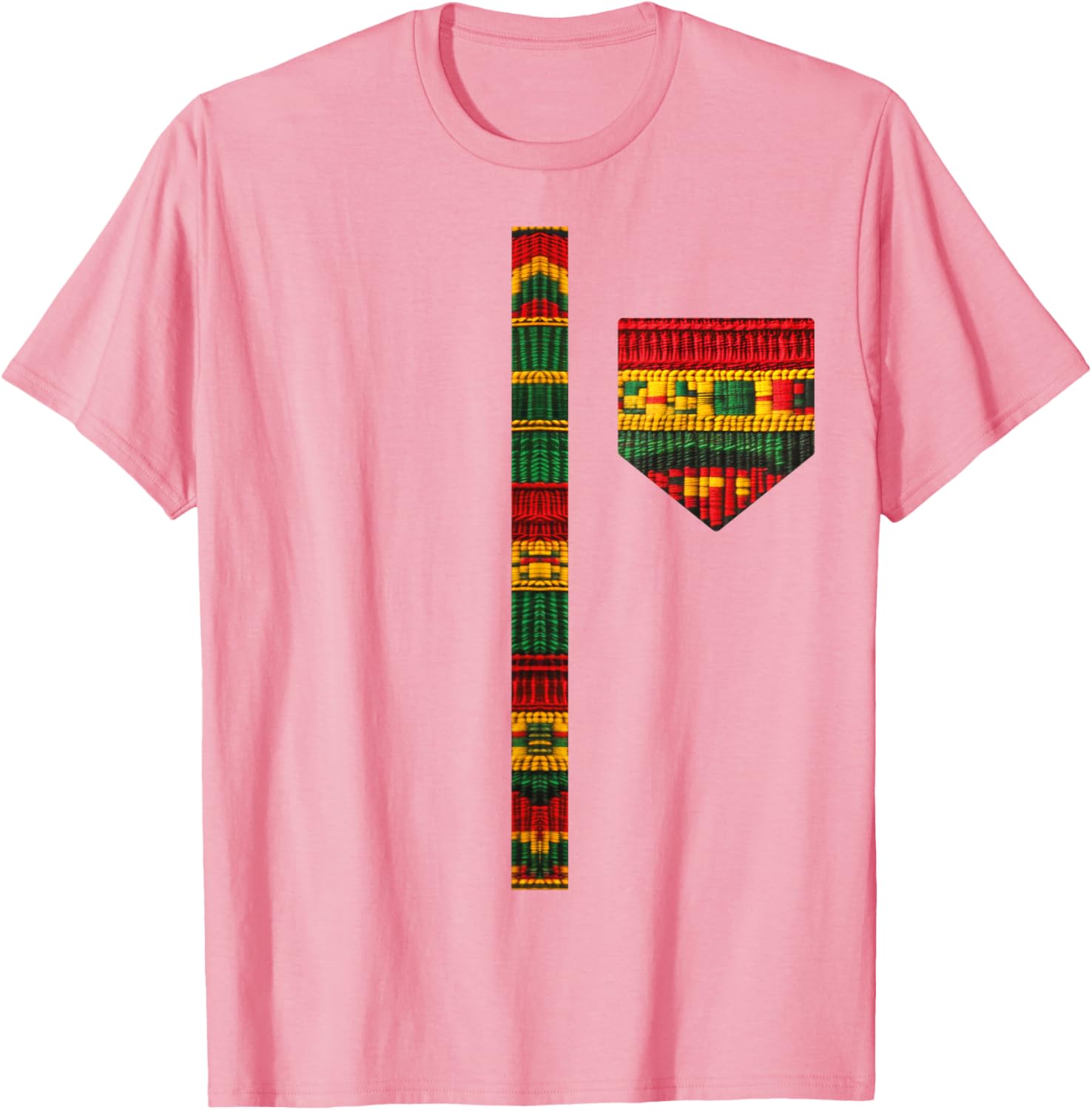 Stylish African Print Dashiki Kente Art T-Shirt for Men and Boys - 8