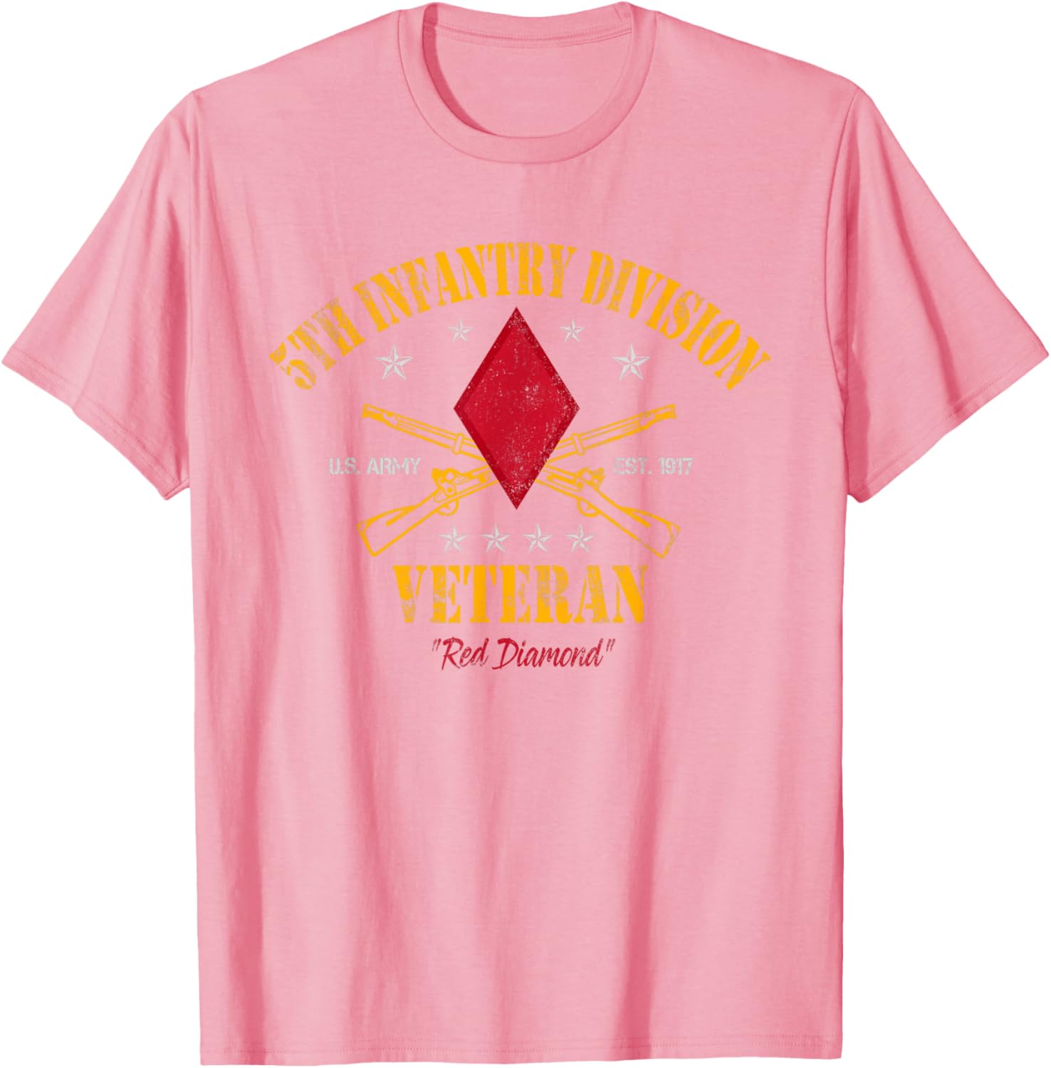 5th Infantry Division Veteran T-Shirt for Veterans Day - Military Apparel - 5