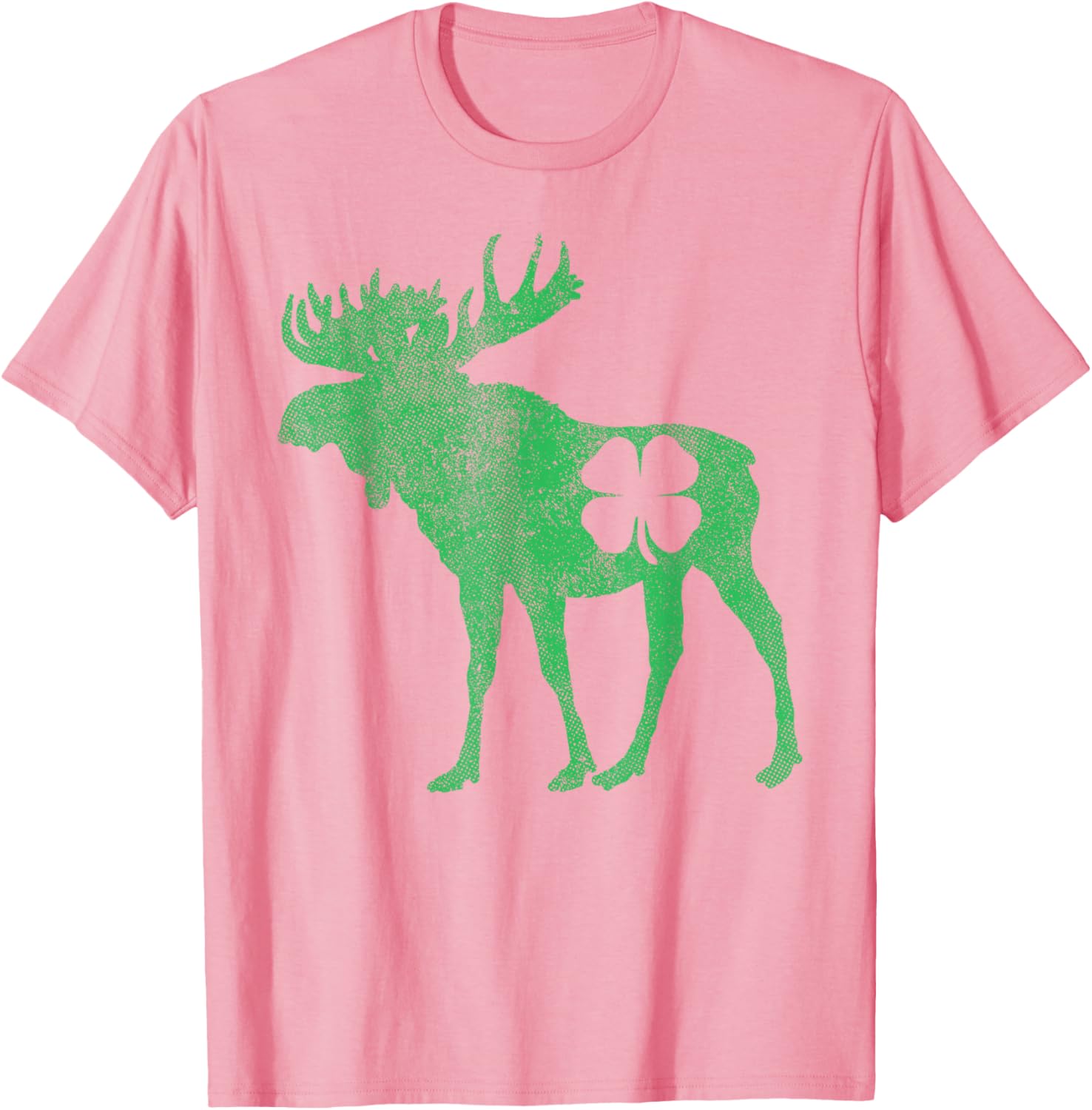 Funny Moose Shamrock St Patricks Day T-Shirt for Irish Celebration - 15