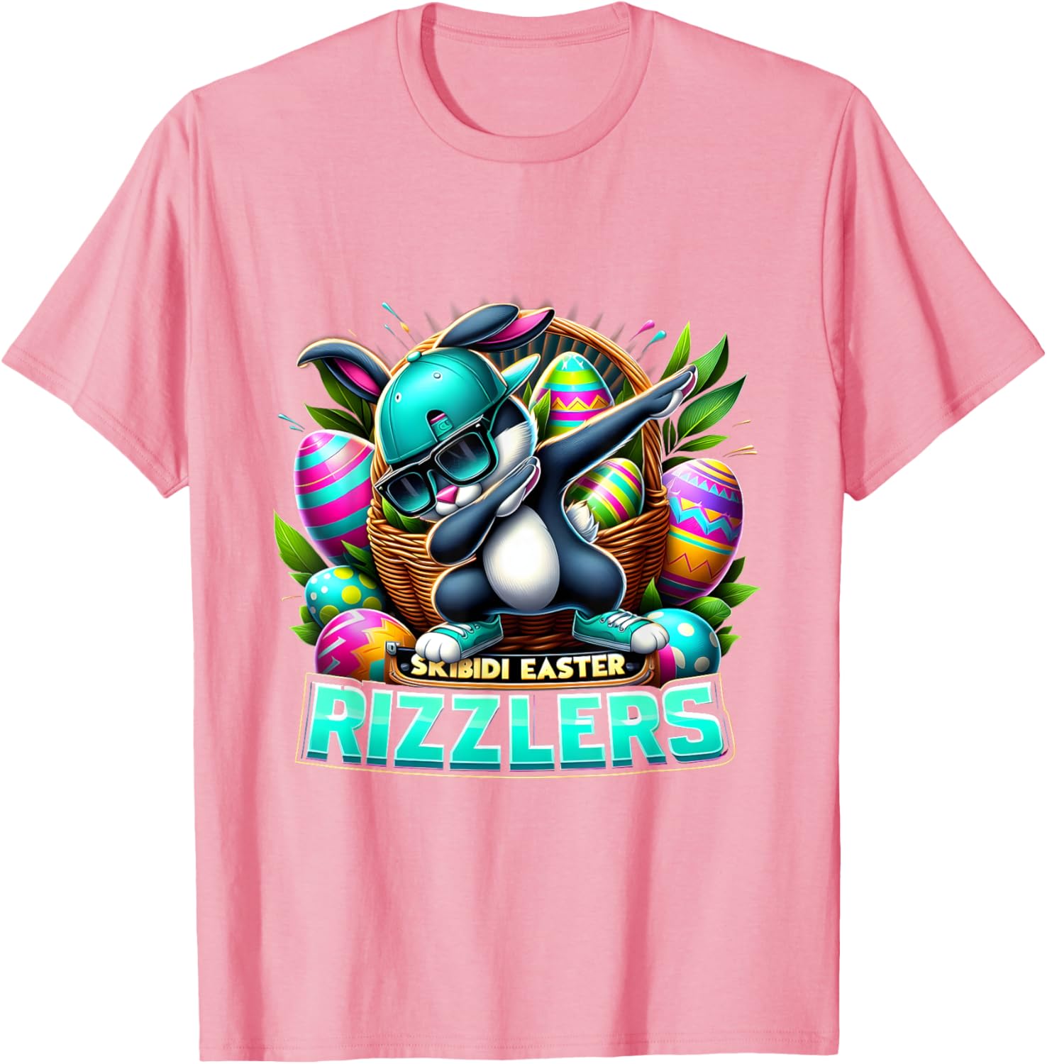 Funny Easter T-Shirt for Men Rizzler Skibidi Humor Apparel - 4