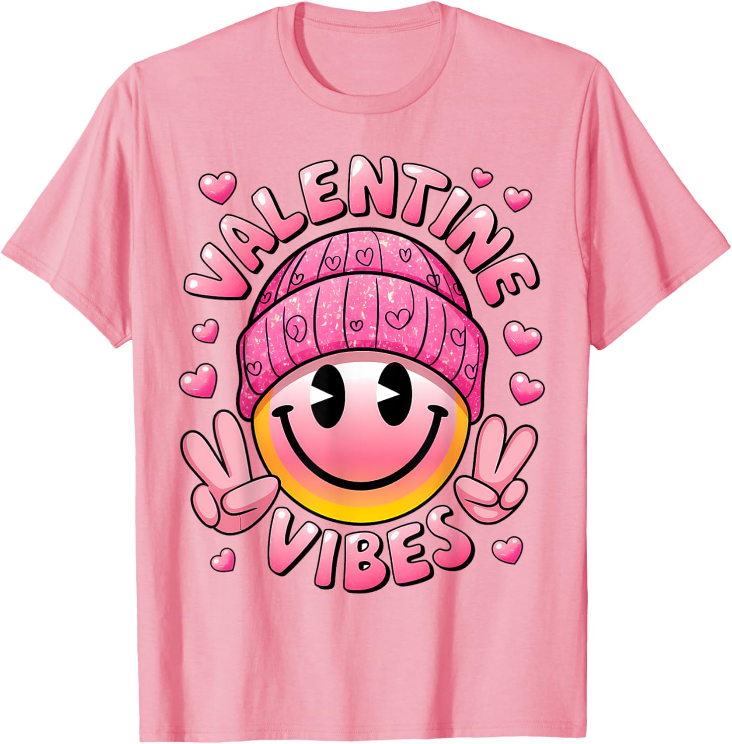 Valentine Vibes T-Shirt for Men, Women, and Kids - Perfect for Love Day - 11