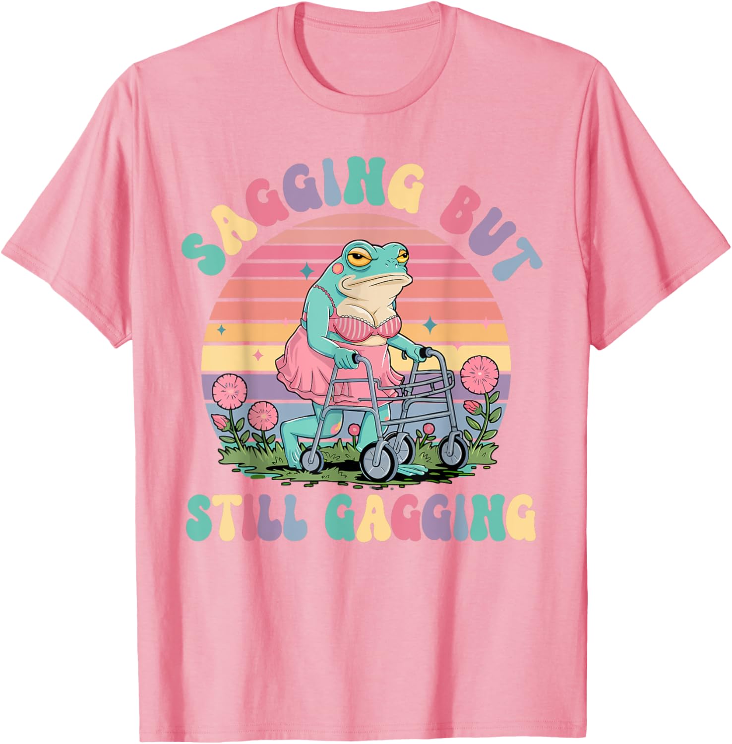 Funny Sagging Frog Meme T-Shirt for Adults - Embarrassing Gift Idea - 25