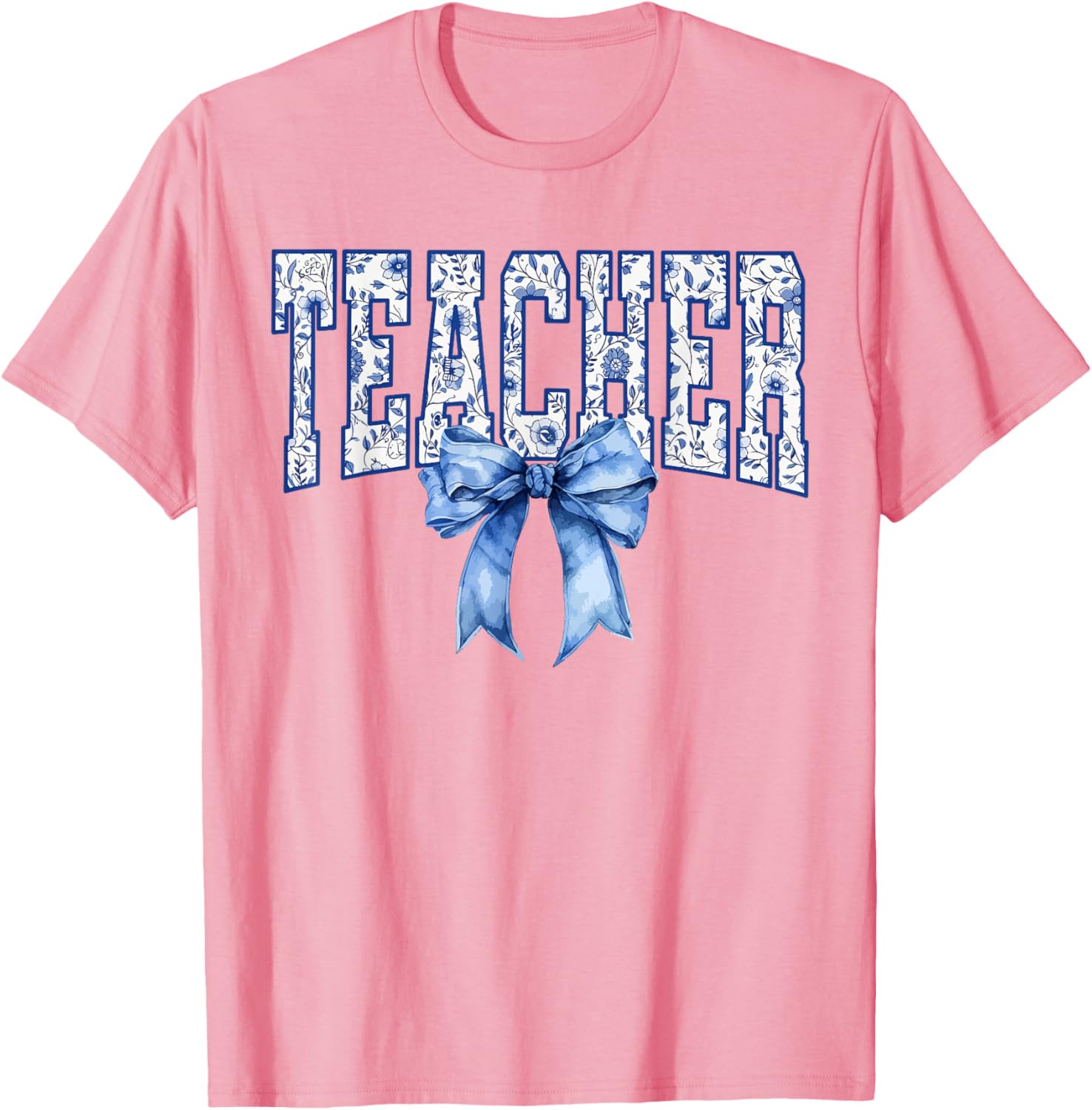 Coquette Bow Teacher Appreciation T-Shirt for Teacher Day Celebrations - 19
