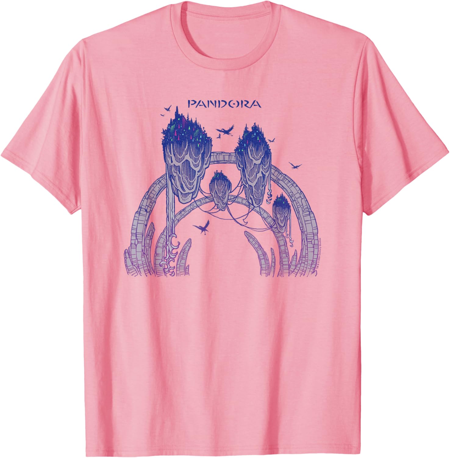 Vintage Avatar Hallelujah Mountains Landscape T-Shirt for Nature Lovers - 2