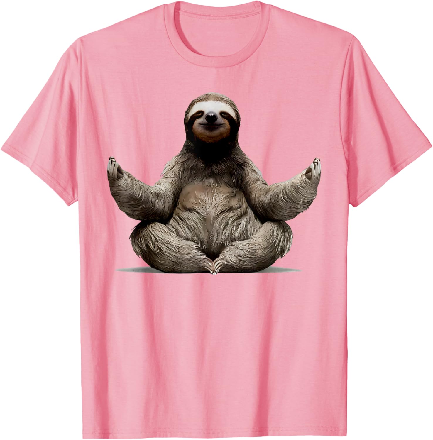 Sloth Yoga Namaste T-Shirt for Men and Women - Zen Buddha Meditation Wear - 1