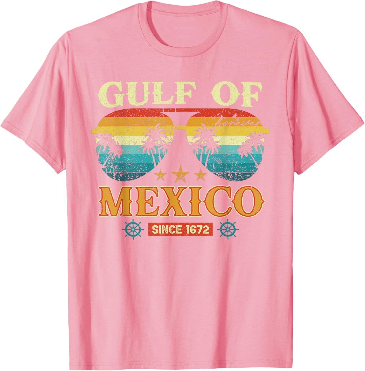 Gulf of Mexico Vintage T-Shirt Retro Style Clothing for Beach Lovers - 8