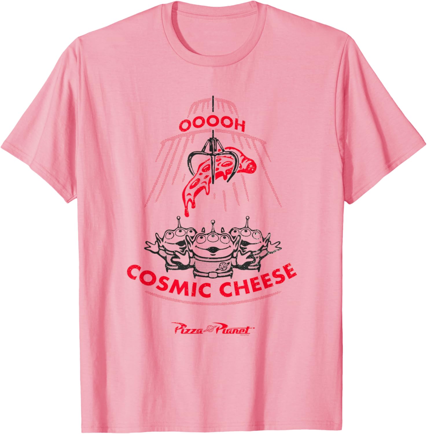 Cosmic Cheese T-Shirt Featuring Toy Story Pizza Planet Aliens - 5