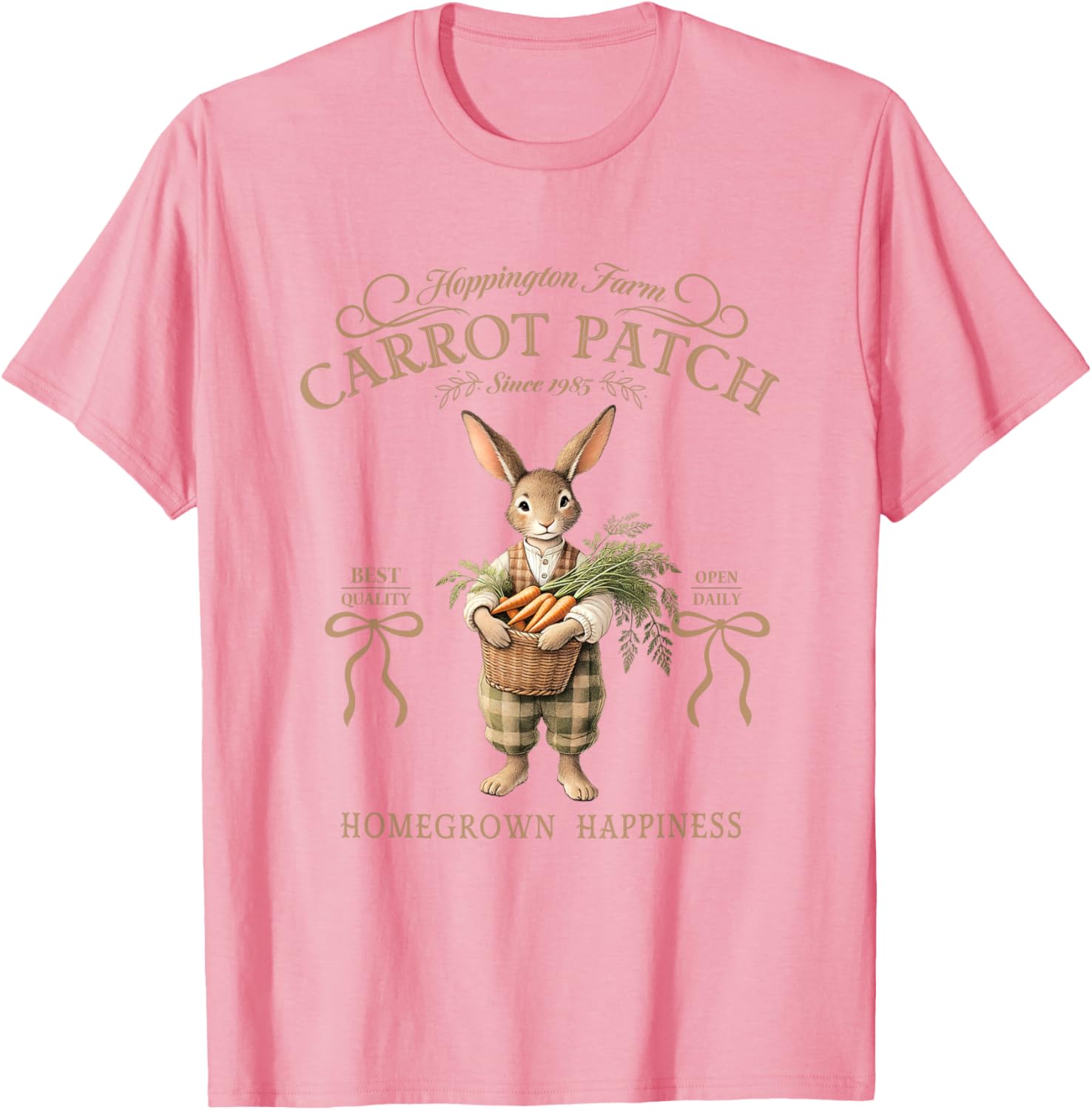 Hoppington Farm Carrot Patch Happy T-Shirt for Garden Lovers - 28