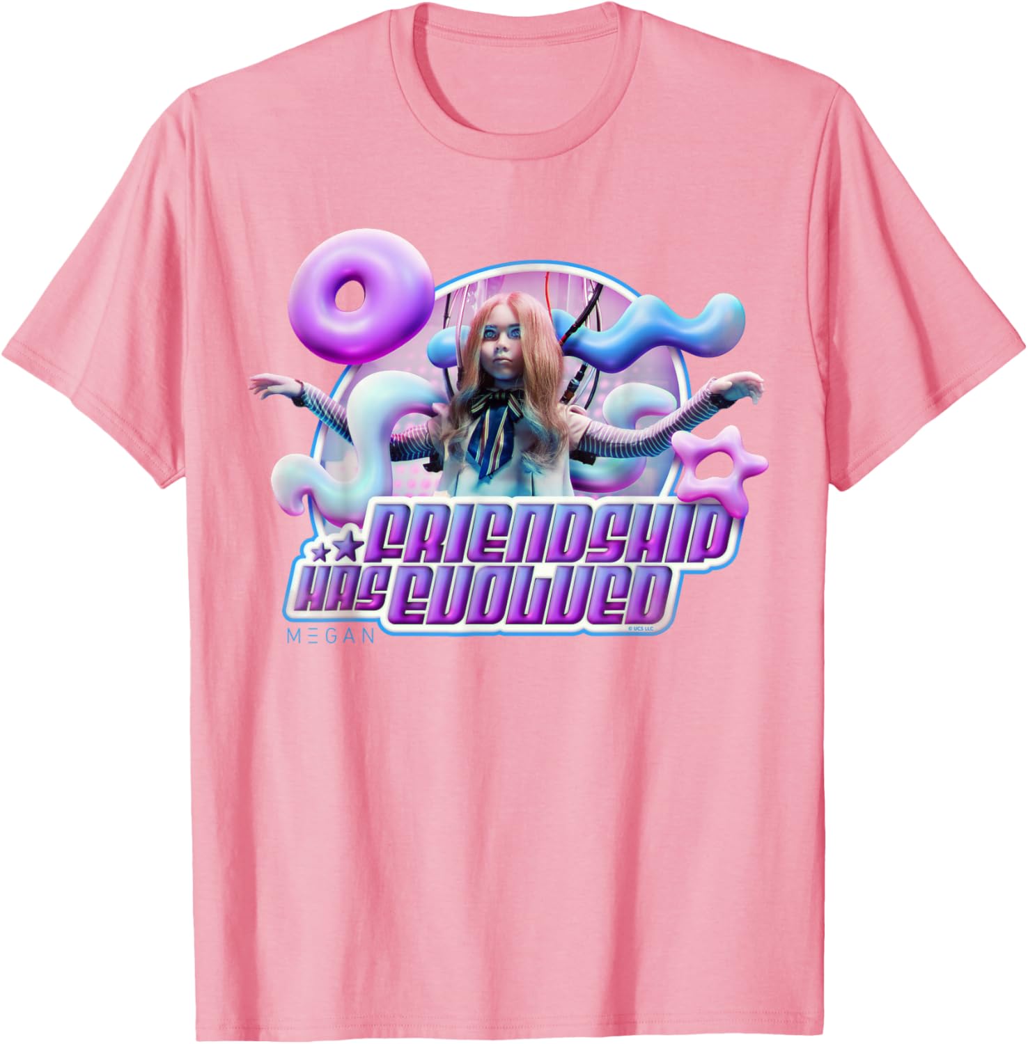 M3GAN Y2K Cyber Pop Style T-Shirt for Trendy Friendship Fashion - 20