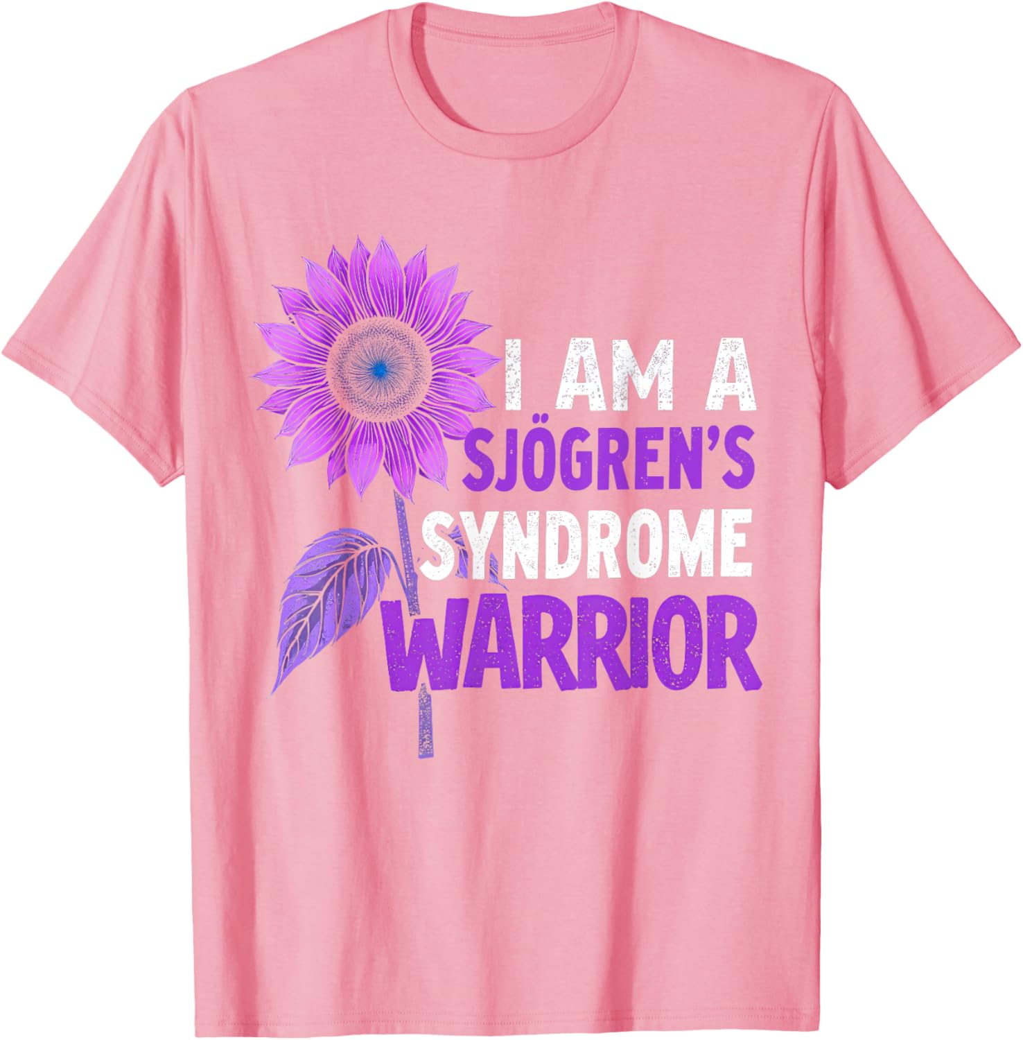 Sjögren's Syndrome Awareness Sunflower Warrior T-Shirt for Support - 8