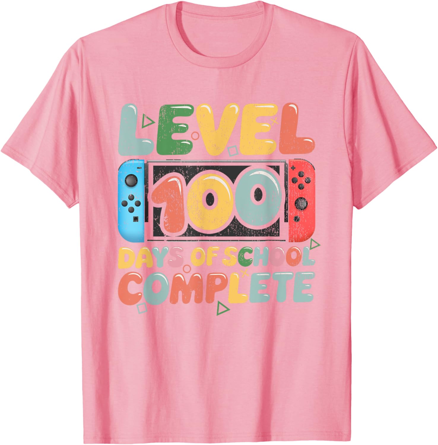 Level 100 Days of School Complete Video Game Kids T-Shirt for Fun Learning - 20