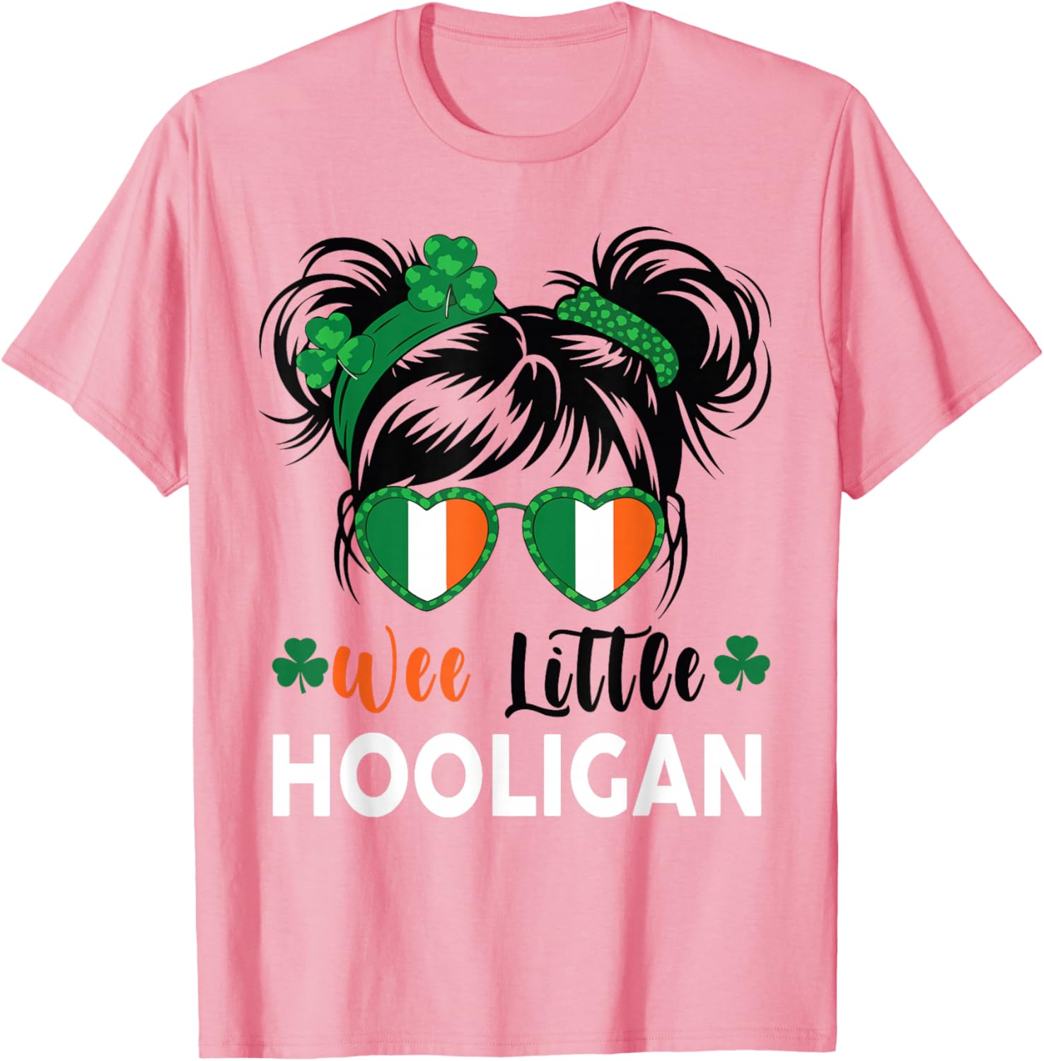 Adorable St Patrick's Day Irish Girl Toddler T-Shirt for Kids Fun - 1