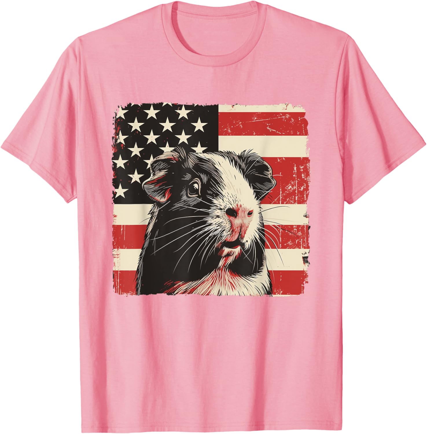 Patriotic Guinea Pig 4th of July T-Shirt for Boys and Kids - 25