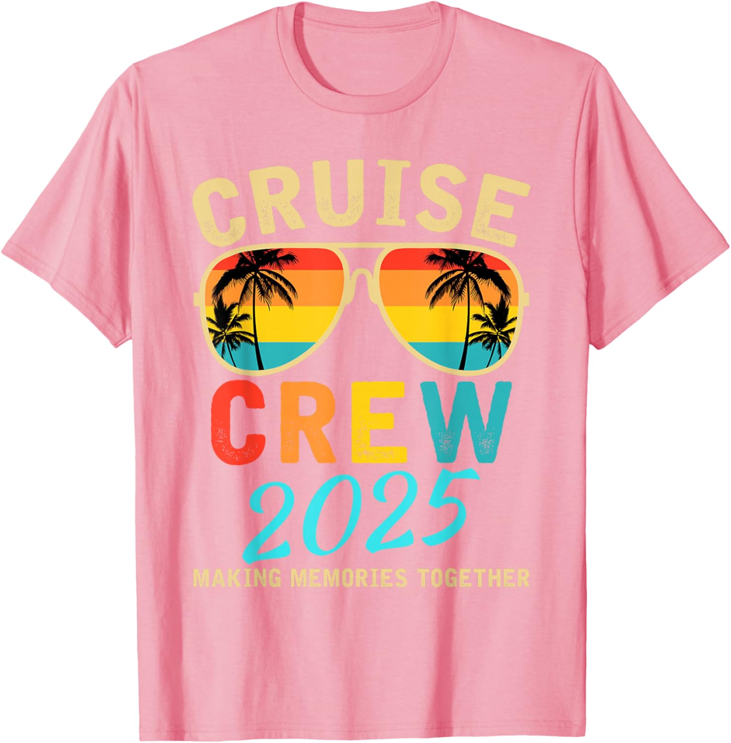 Cruise Crew 2025 Summer Vacation Funny Matching Group T-Shirt - 9