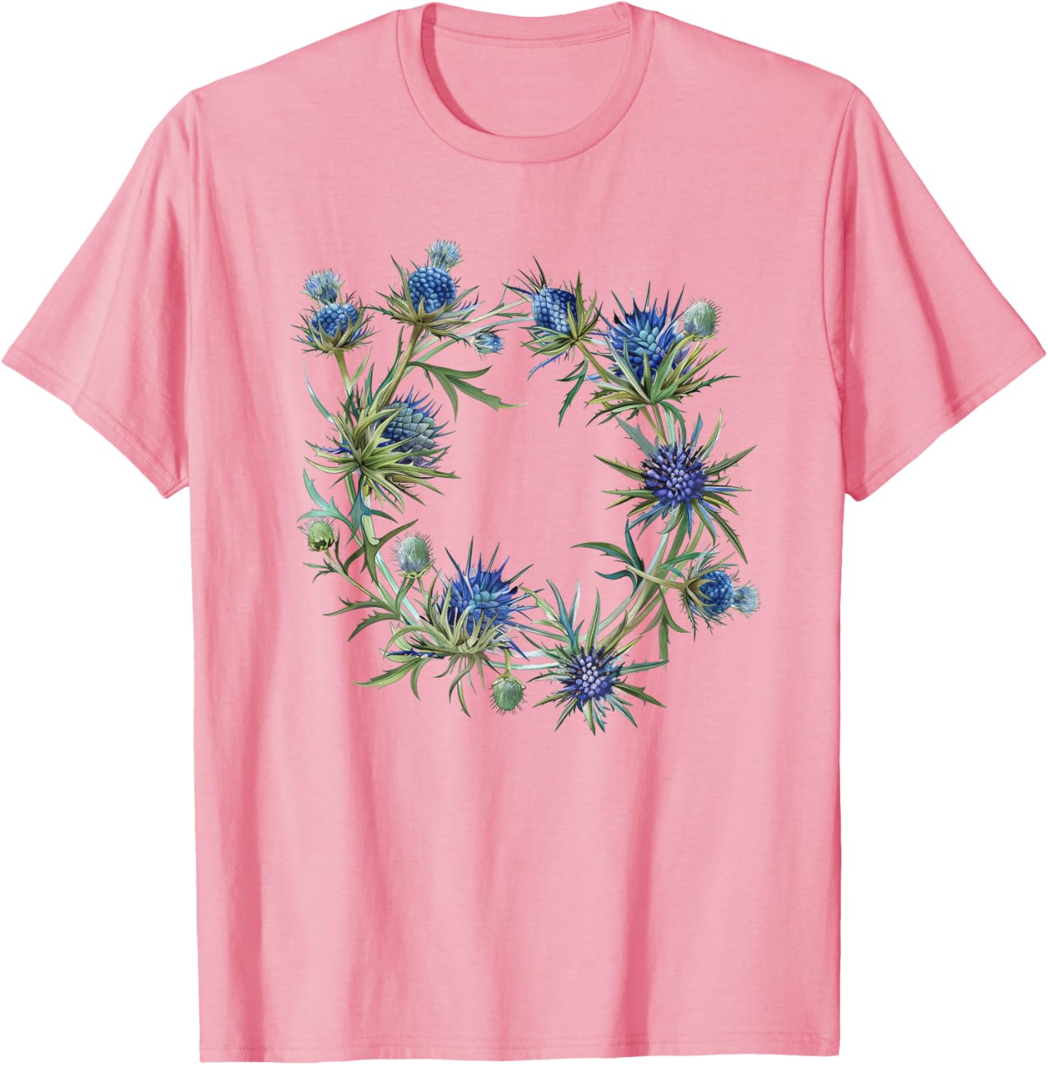 Eryngium Wreath T-Shirt for Nature Lovers - Stylish & Comfortable Wear - 6