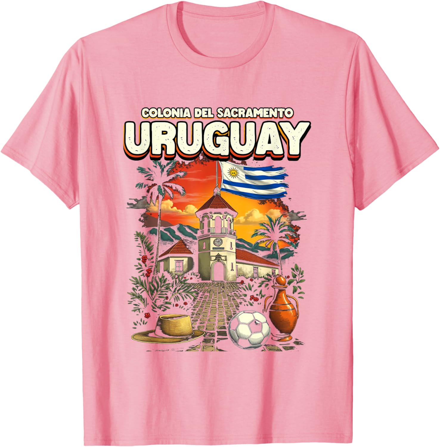 Colonia Del Sacramento Uruguay T-Shirt for Memorable Vacation Souvenir - 16