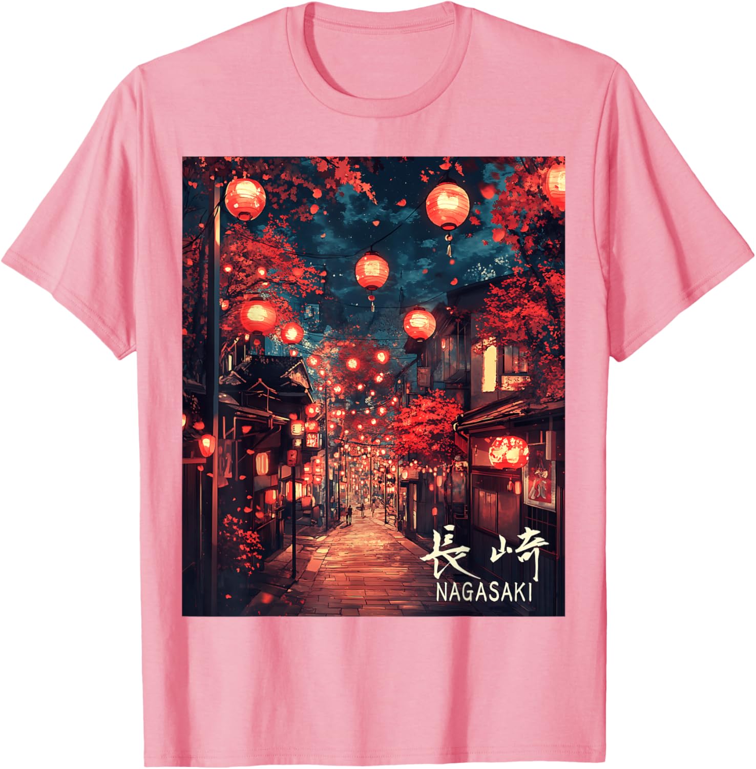 Japan Village Nagasaki Lantern Festival Streetwear T-Shirt for Unique Style - 13