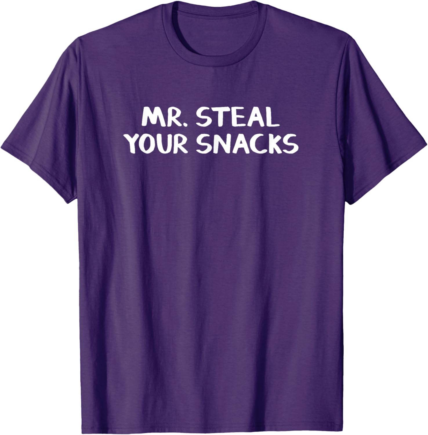 Mr Steal Your Snacks T-Shirt Fun Graphic Tee for Snack Lovers - 14