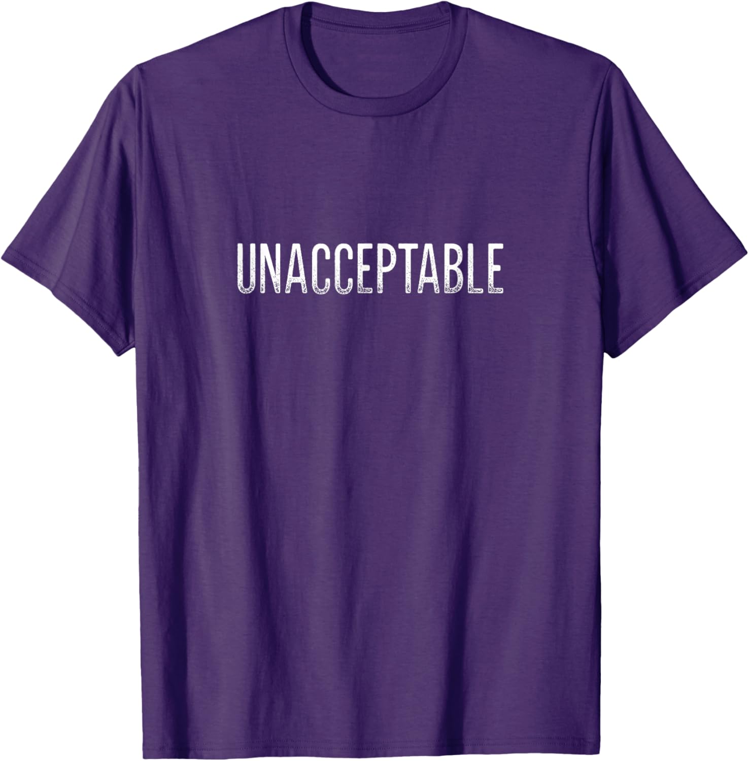 Unacceptable Vintage Style T-Shirt for Trendy Fashion Lovers - 2