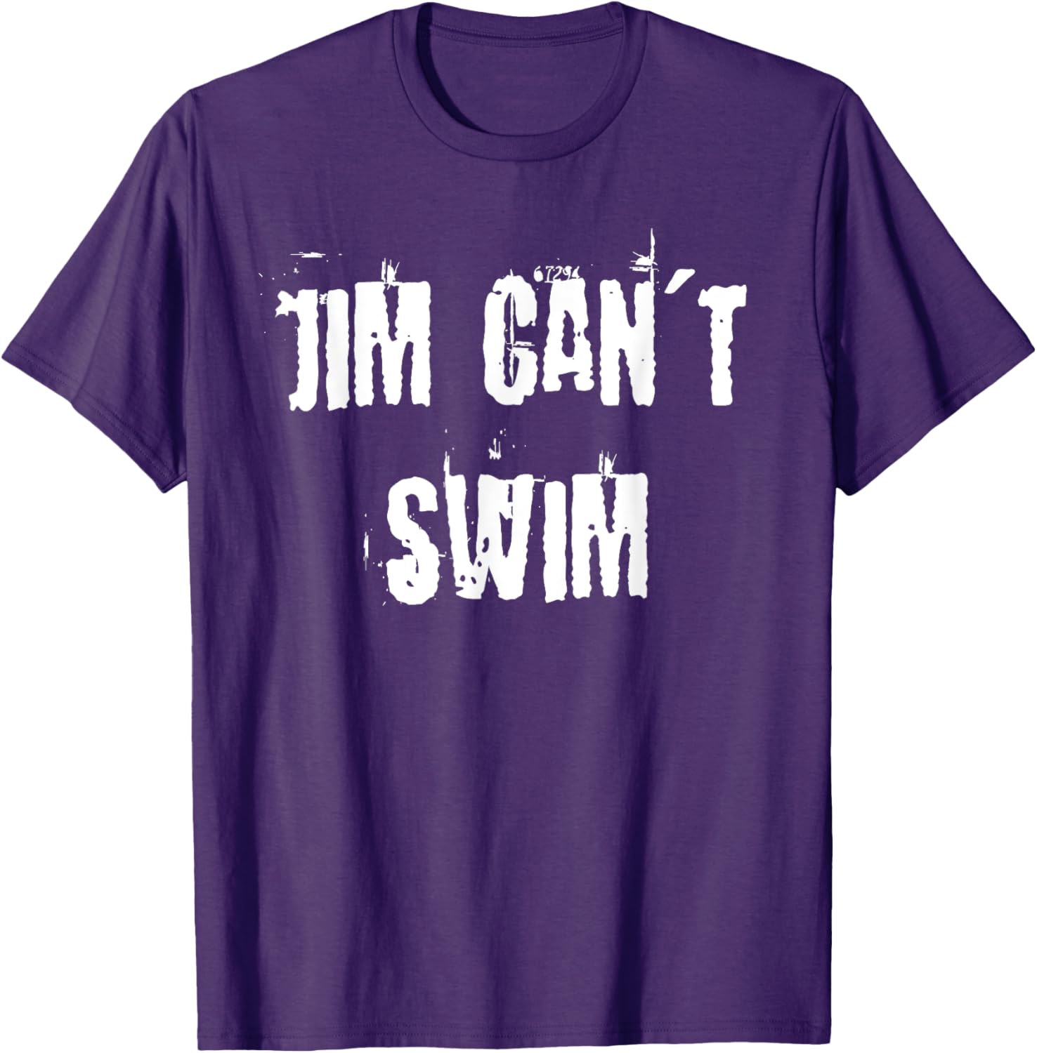 Jim Can't Swim T-Shirt for Fun Style in Clothing and Accessories - 5