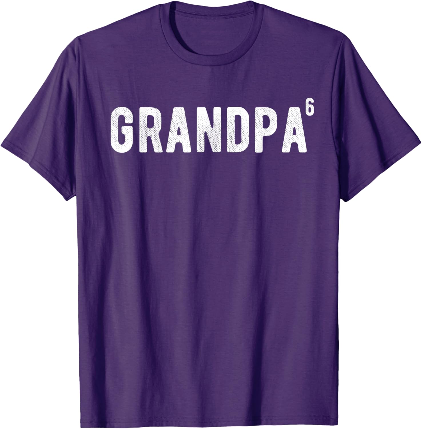 Funny Grandpa of 6 T-Shirt Perfect Gift for Sixth Time Grandfather - 2