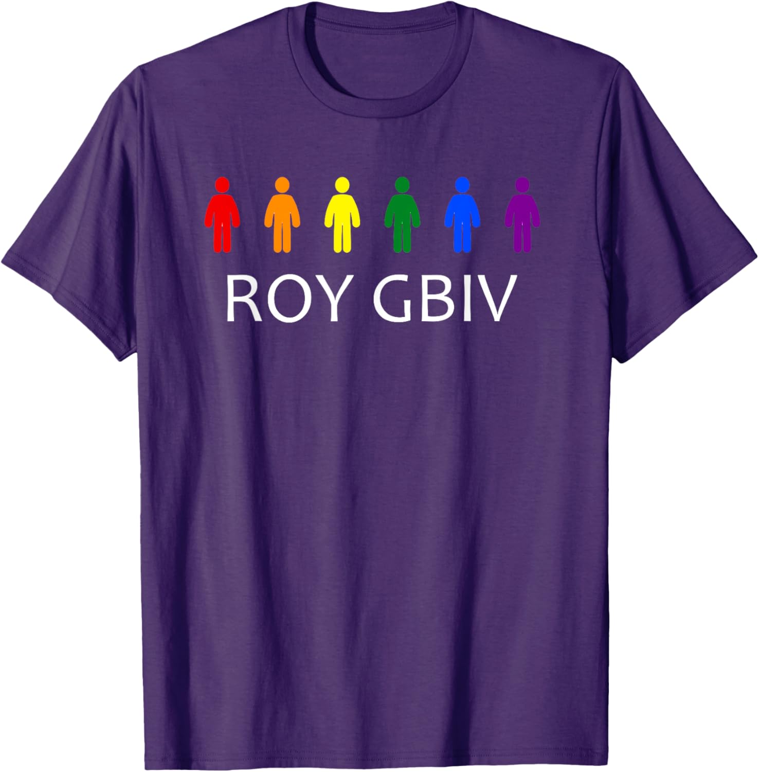 Roy Gbiv Color Spectrum T-Shirt for Vibrant Fashion Lovers - 13