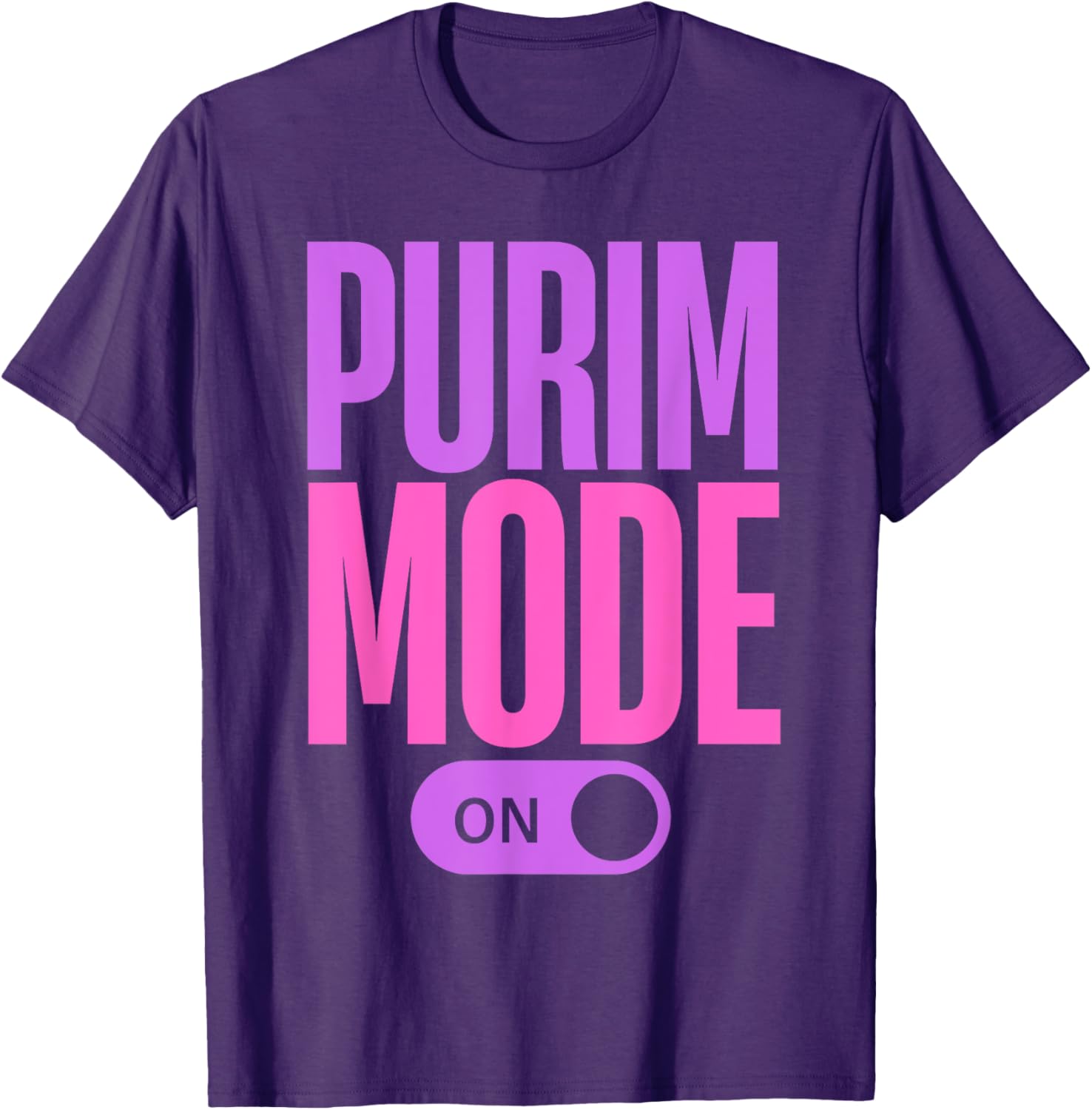 Funny Purim T-Shirt - Purim Mode On Costume for Happy Jewish Celebration - 18