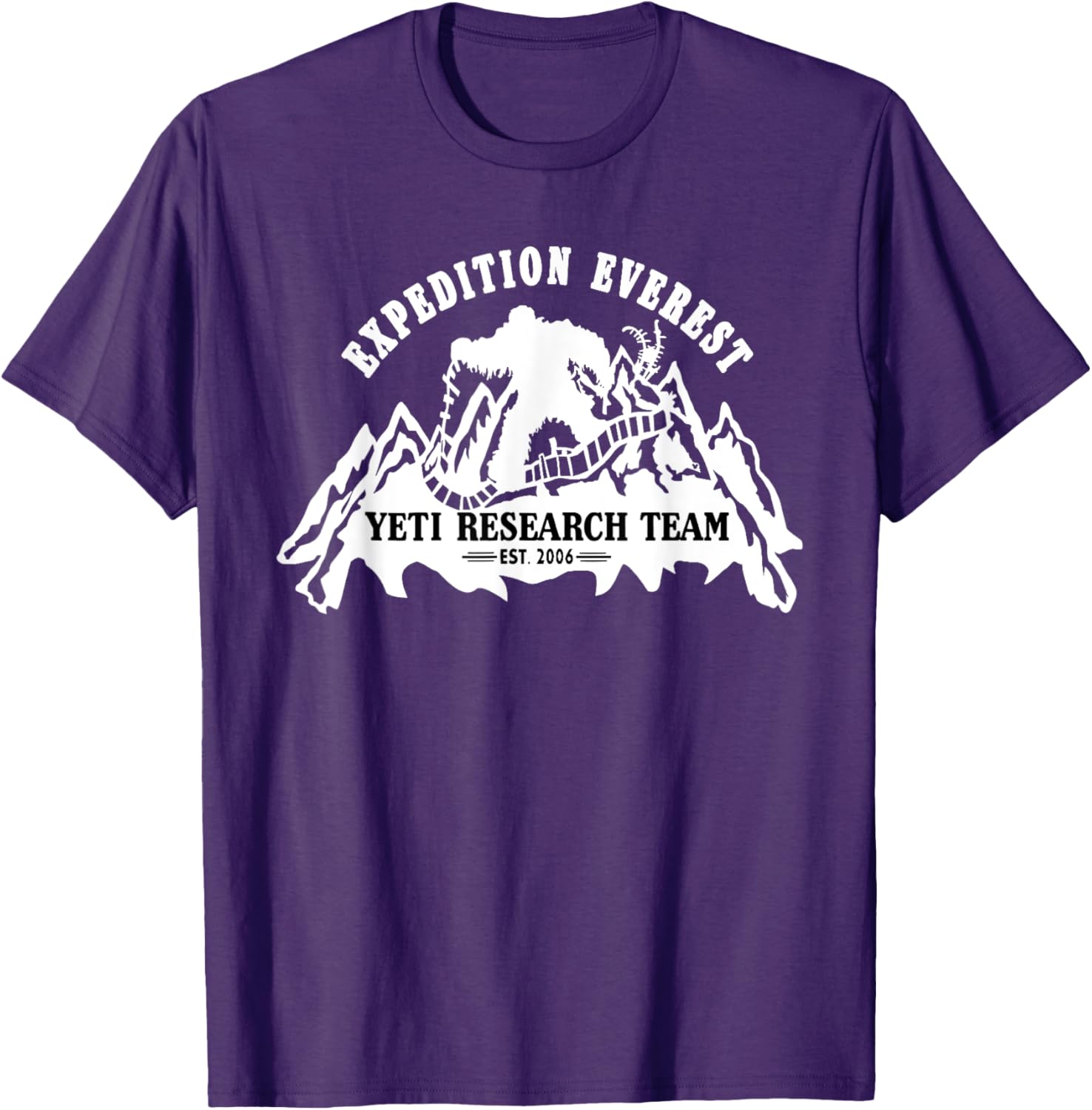 Mountain Lovers Expedition Everest Animal Theme Park Trip T-Shirt - 20