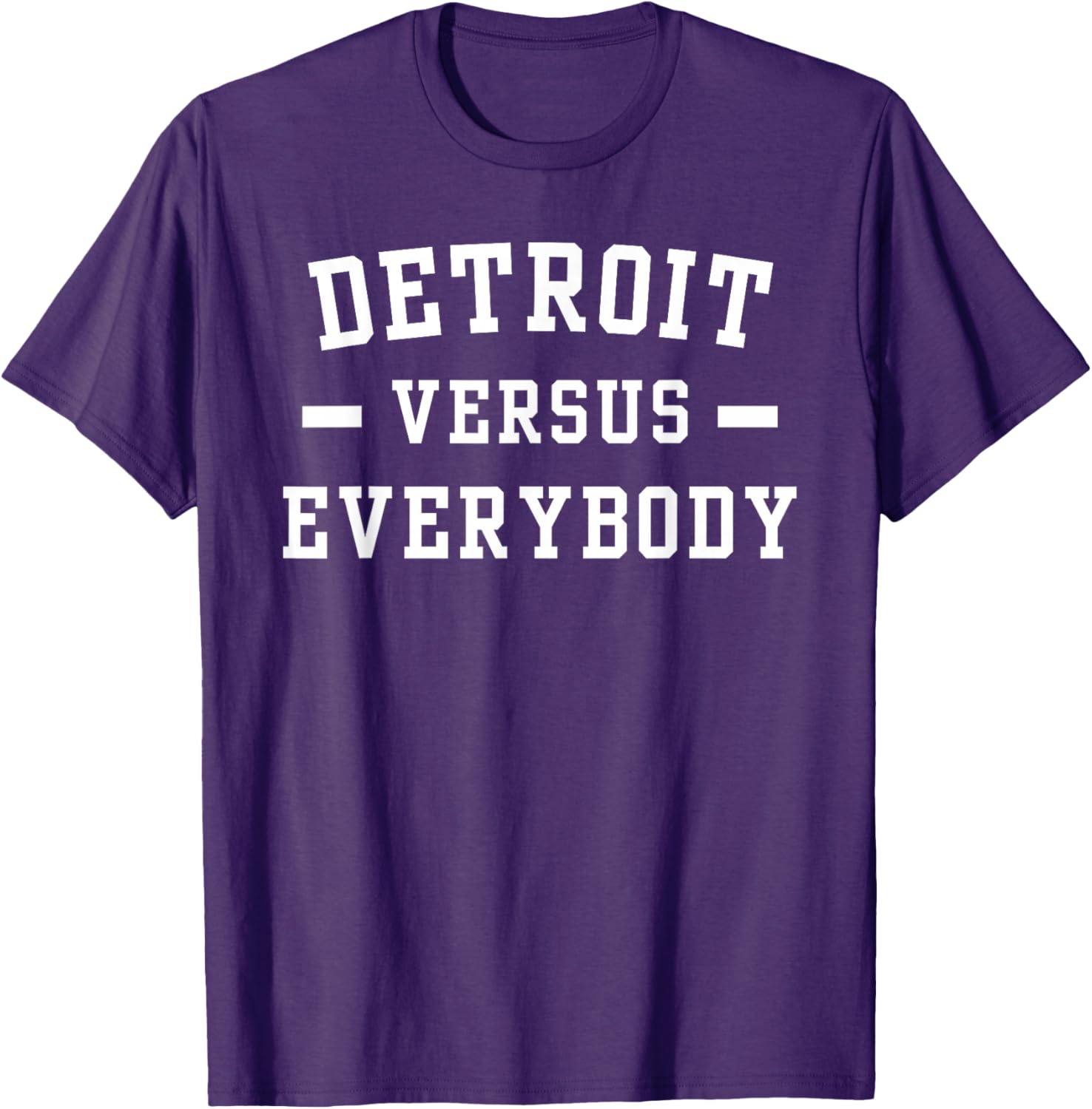 Detroit Versus Everybody Graphic Tee - Stylish Casual Wear for Fans - 20