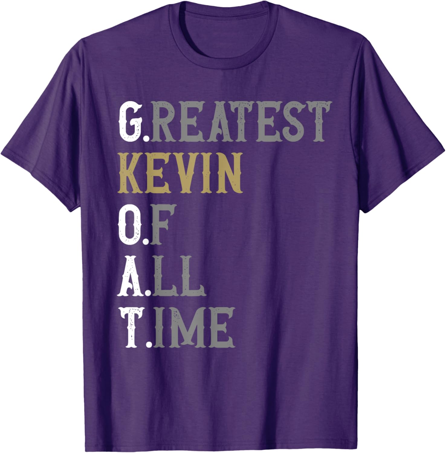 Greatest Kevin of All Time T-Shirt | GOAT Graphic Tee for Fans - 2