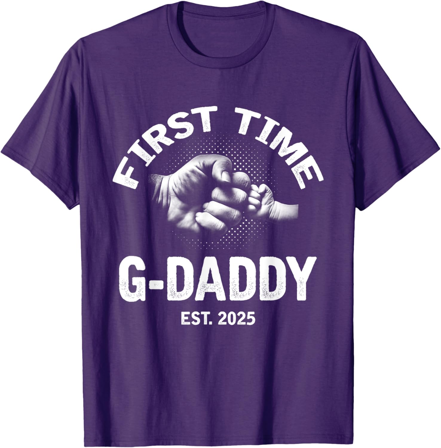 First Time G-Daddy 2025 Father's Day Vintage T-Shirt for Proud Dads - 24