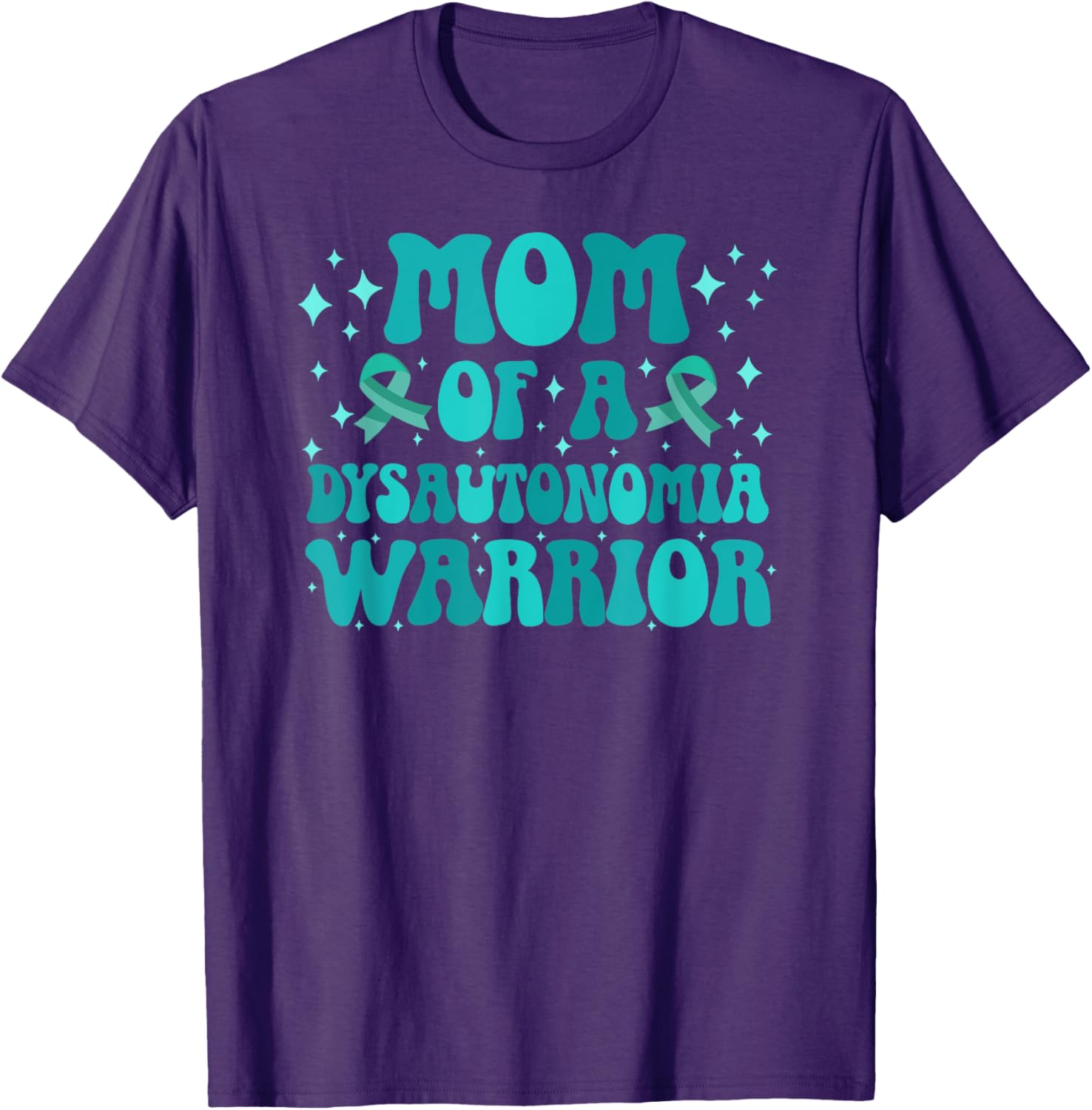 Groovy Dysautonomia Mom T-Shirt for Proud Mothers of Warriors - 14