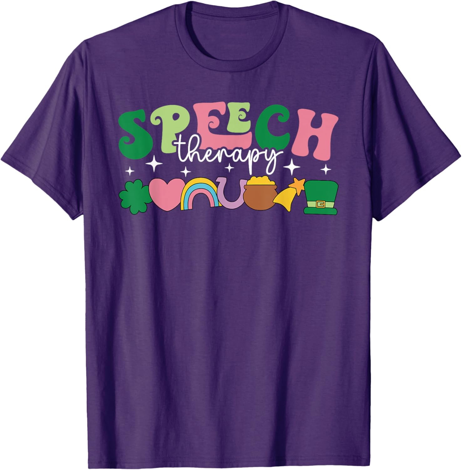 Lucky Charm St Patrick's Day Speech Therapy T-Shirt for SLPs - 7