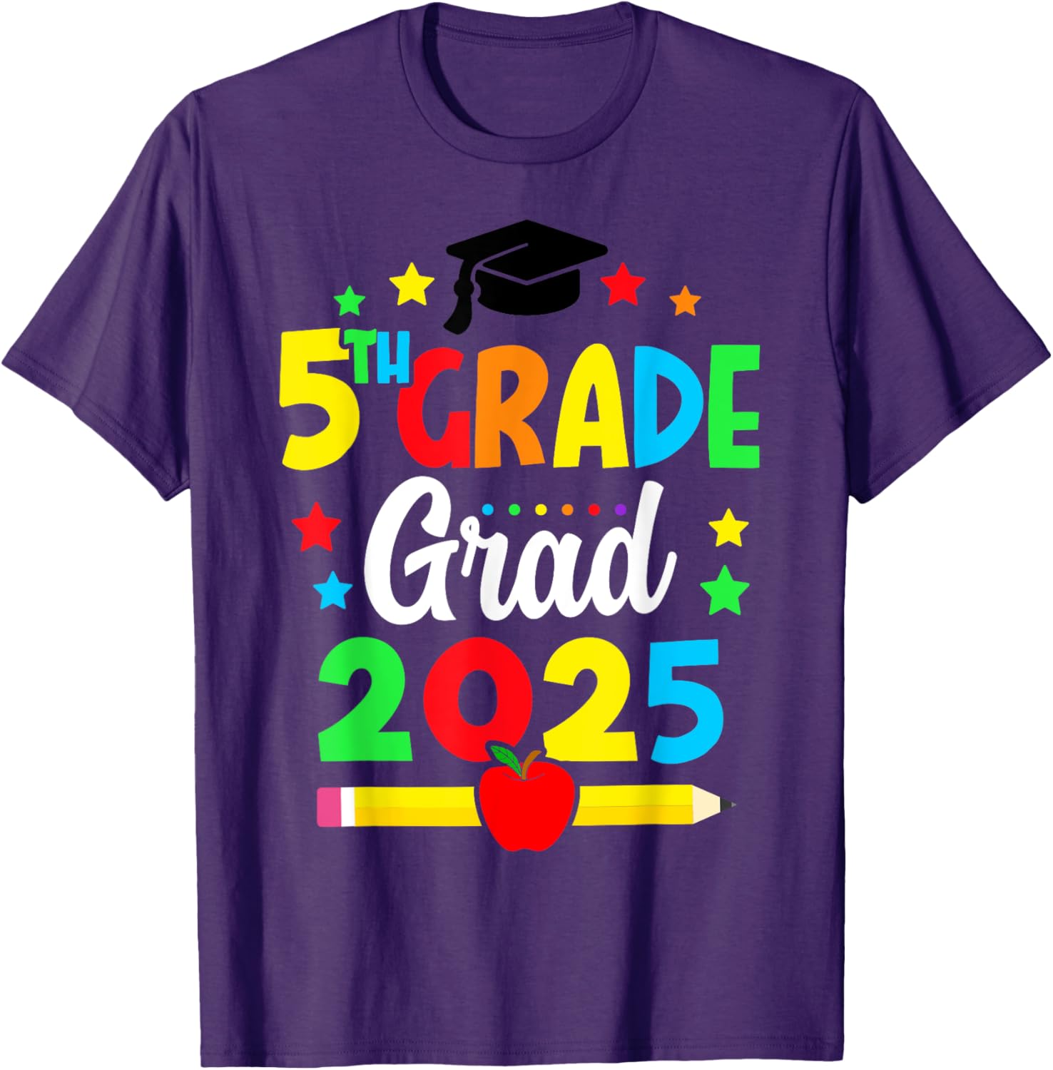 Fifth Grade Graduation 2025 T-Shirt for Young Graduates and Dreamers - 7