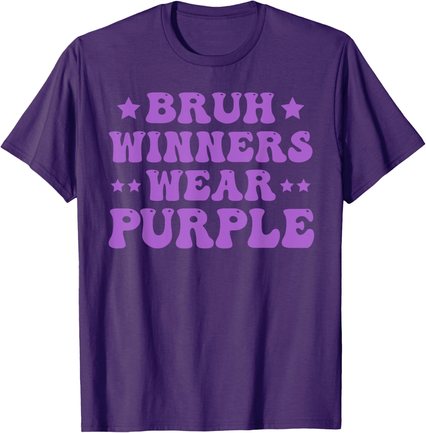 Winners Wear Purple Camp Team Spirit Week Matching T-Shirt for All Ages - 2